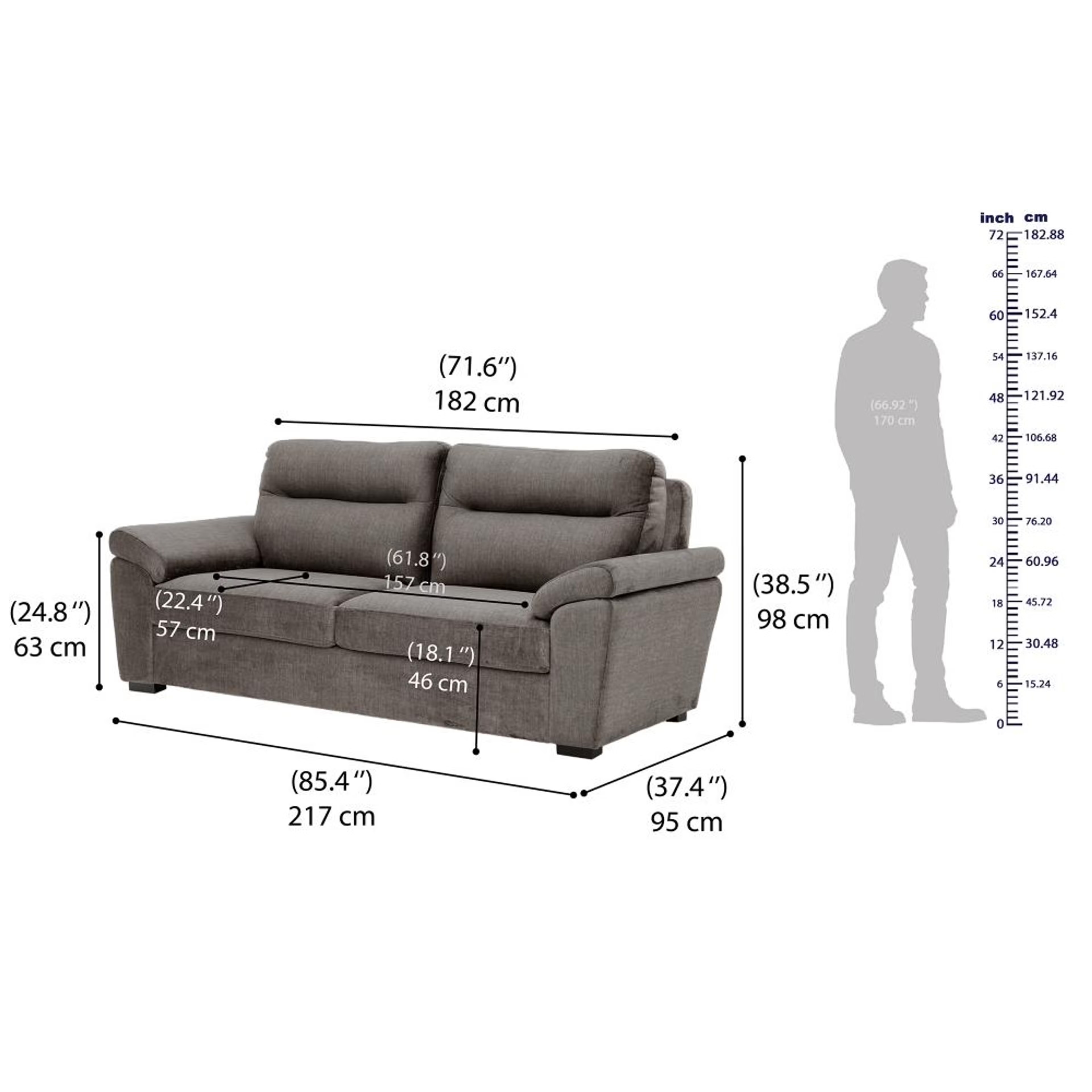 Wakefit Lounger Plus Sofa set (3+1+1) Seater Regular, Set (3+1+1), Taupe 7 Wakefit Lounger Plus Sofa set (3+1+1) Seater Regular, Set (3+1+1), Taupe