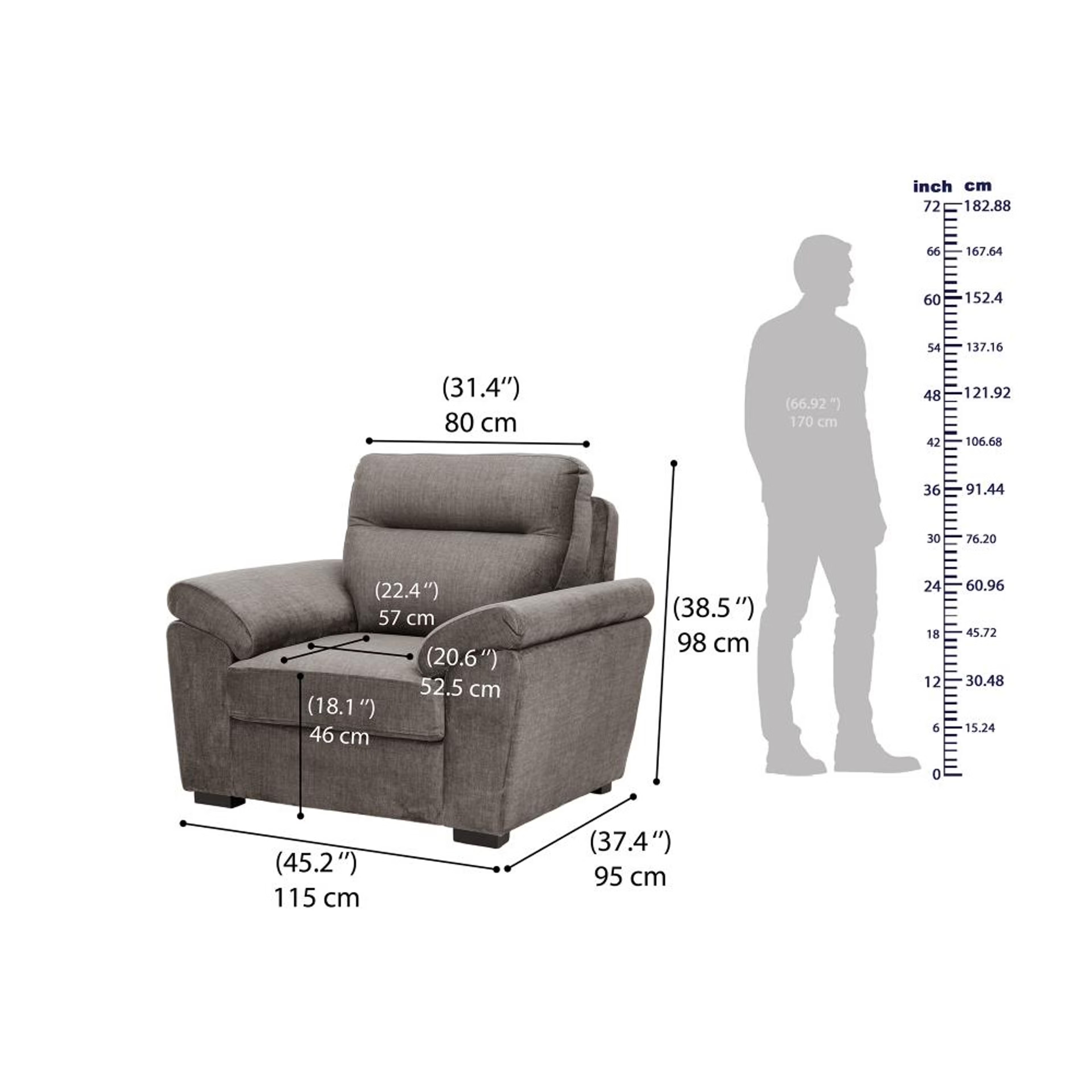 Wakefit Lounger Plus Sofa set (3+1+1) Seater Regular, Set (3+1+1), Taupe 8 Wakefit Lounger Plus Sofa set (3+1+1) Seater Regular, Set (3+1+1), Taupe