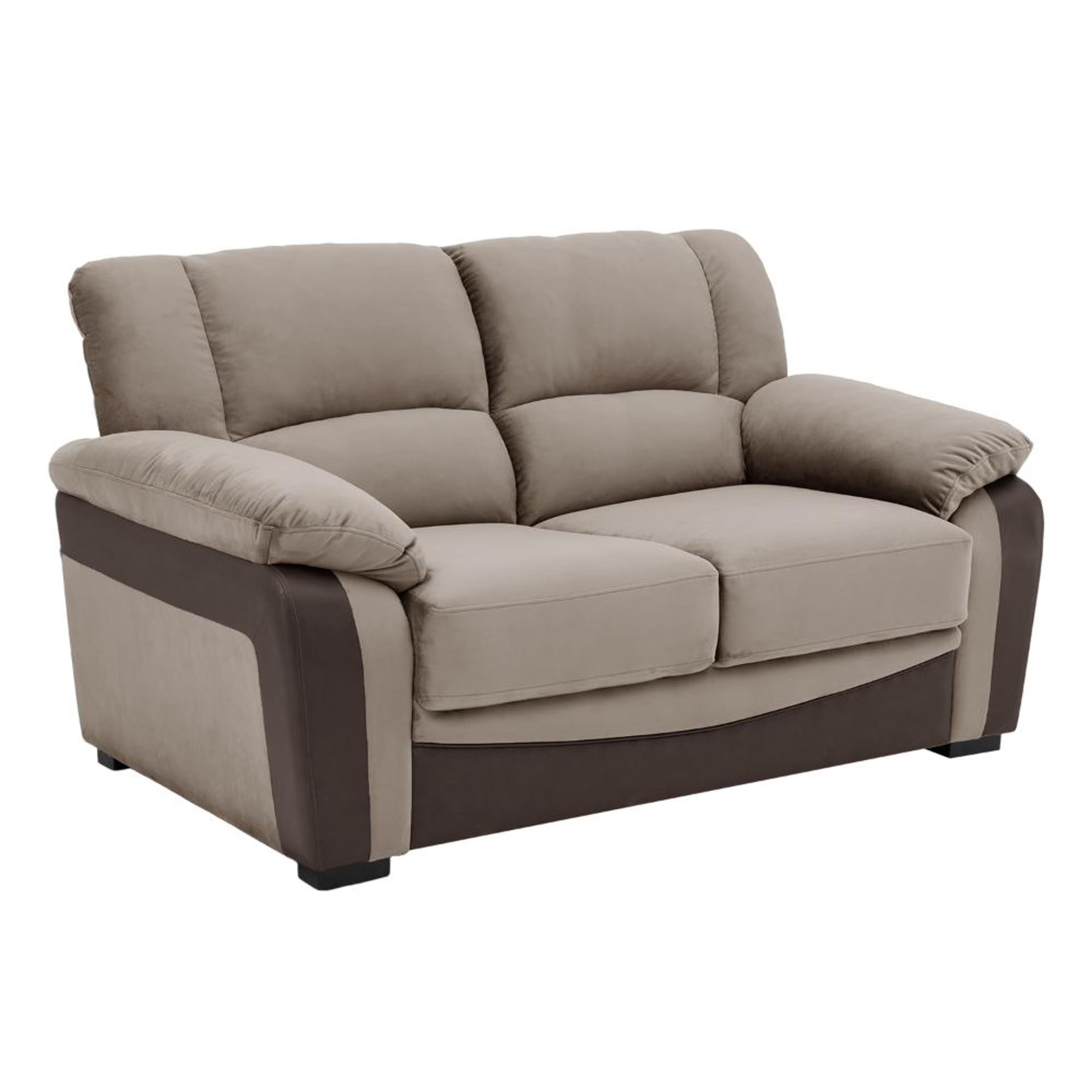 Home 33 Wakefit Lumara Sofa -Two Seater Regular, 2 Seater, Stone and Dark Fantasy
