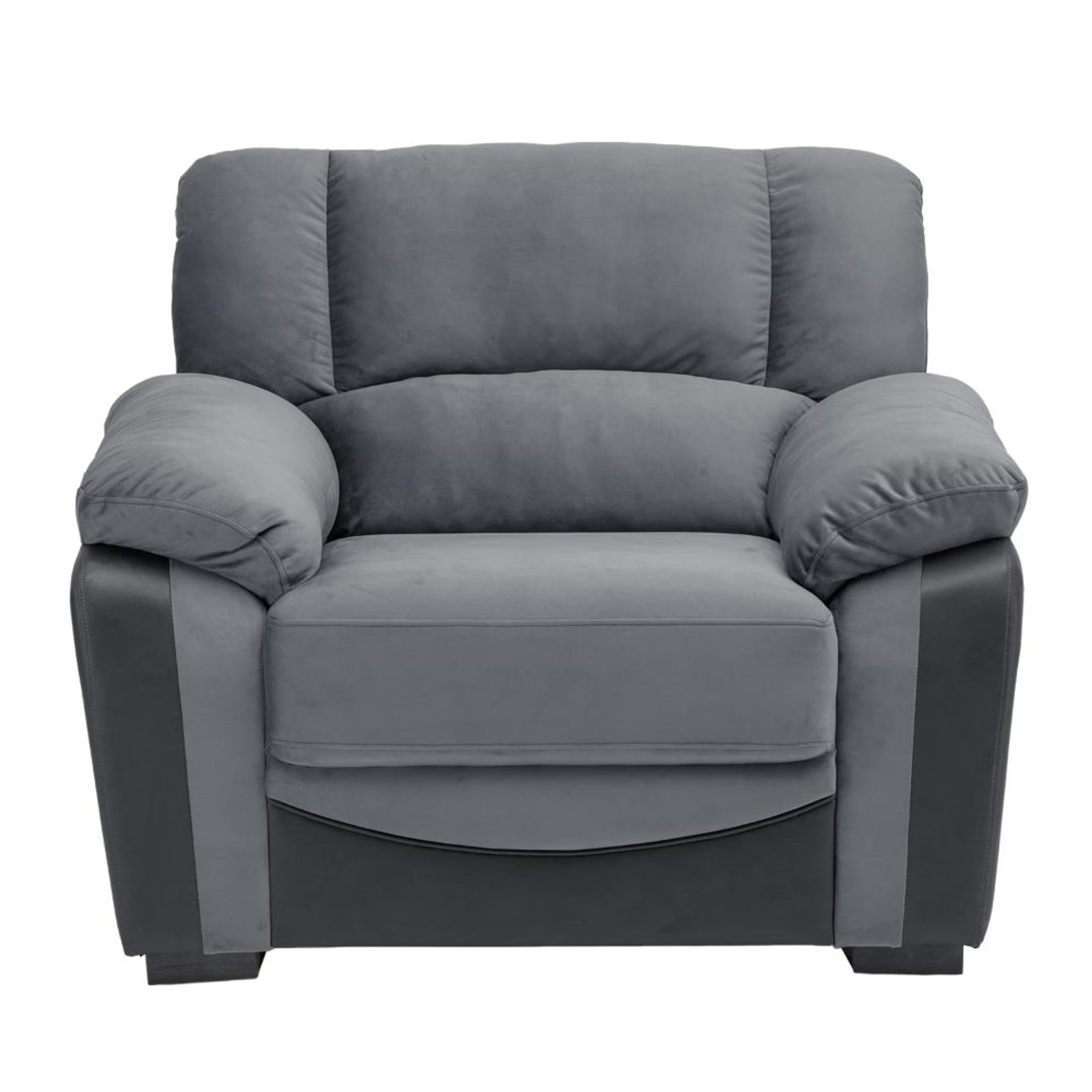 Home 46 Wakefit Lumara Sofa Set - (3+1+1) Seater Regular, 3 Seater + 1 Seater + 1 Seater, Space Grey and Marble Grey