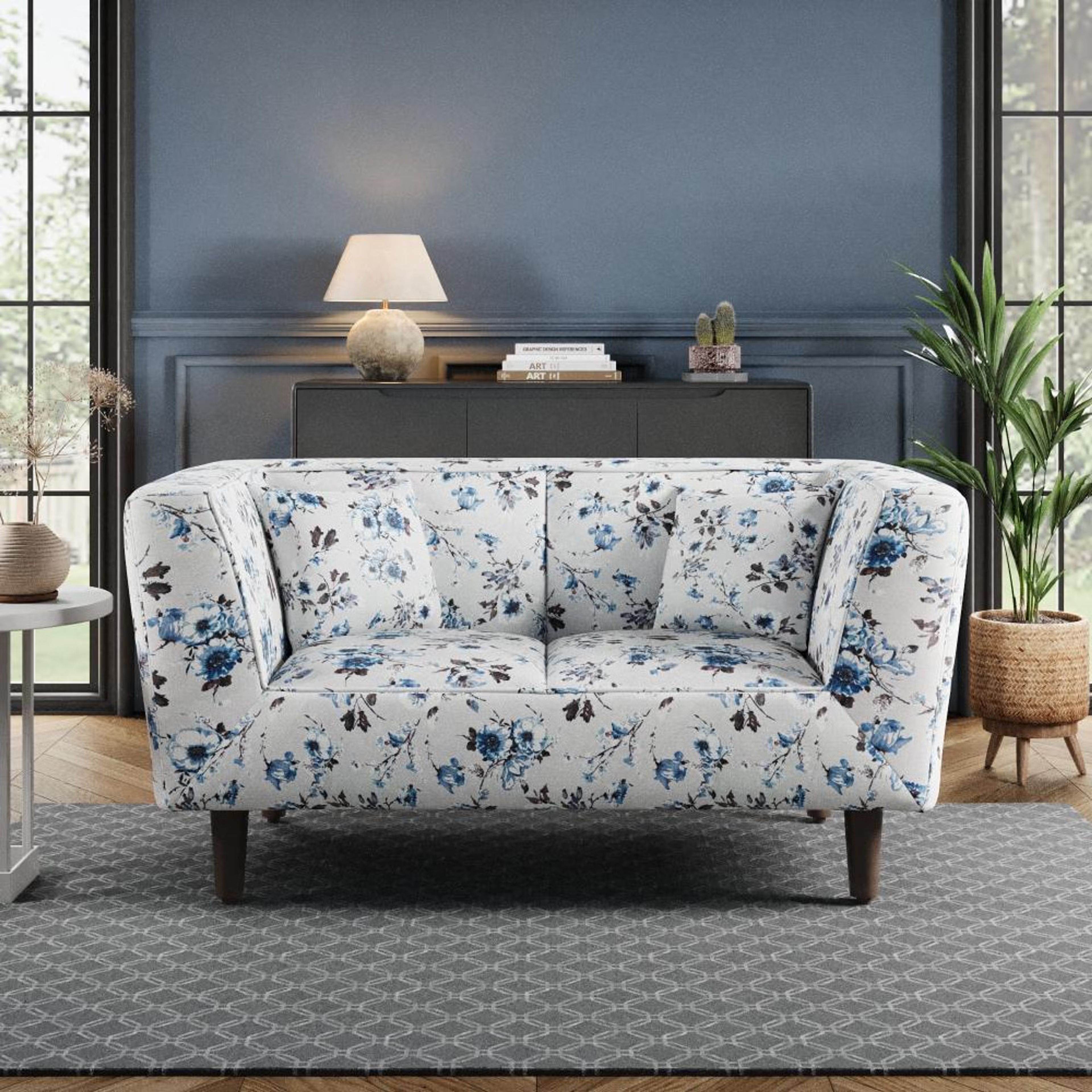 Home 36 Wakefit Brunei Love seat Sofa - 2 Seater Regular, 2 Seater, Blossom