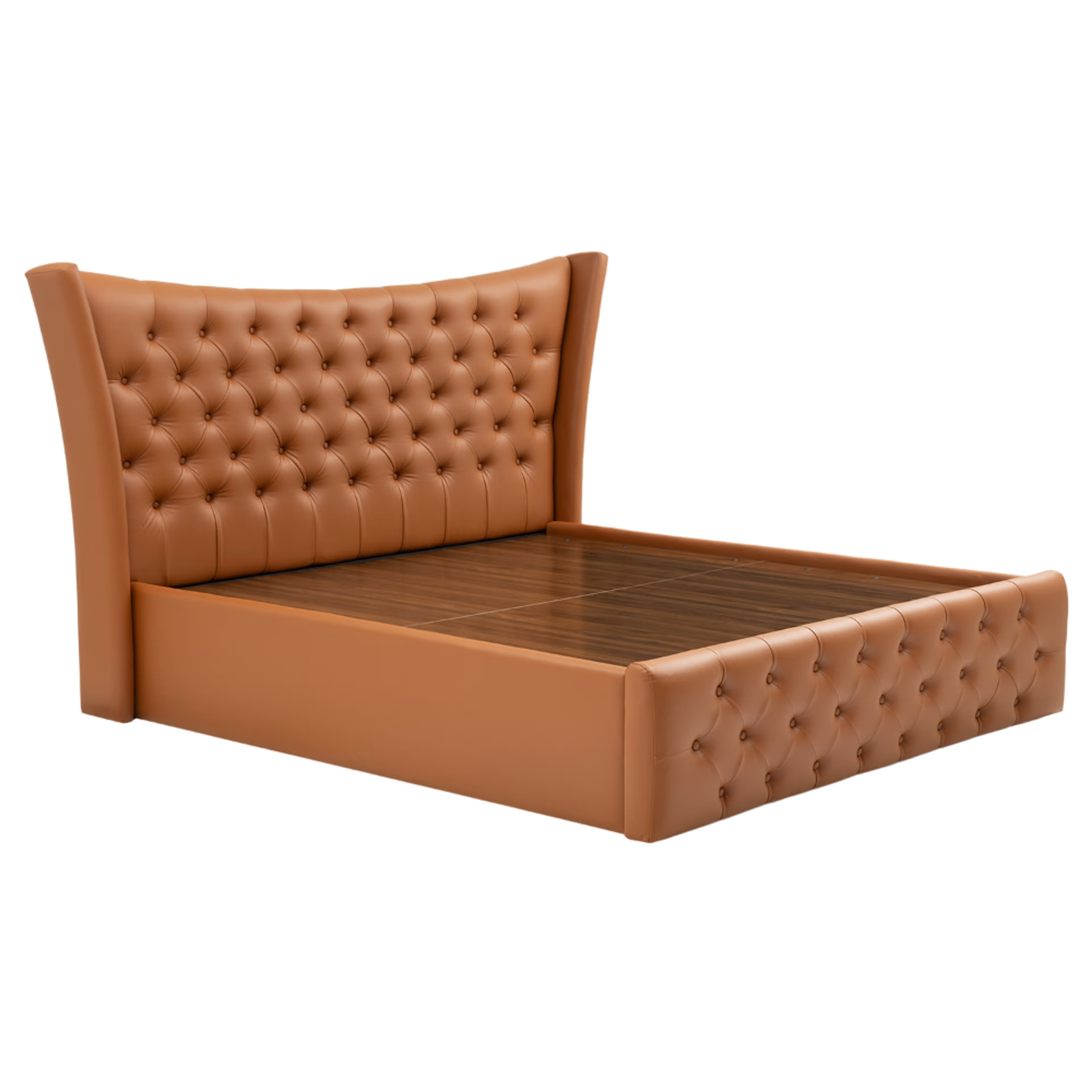 Wakefit Lovejoy Hydraulic King Size Upholstered Bed King - 78" x 72\