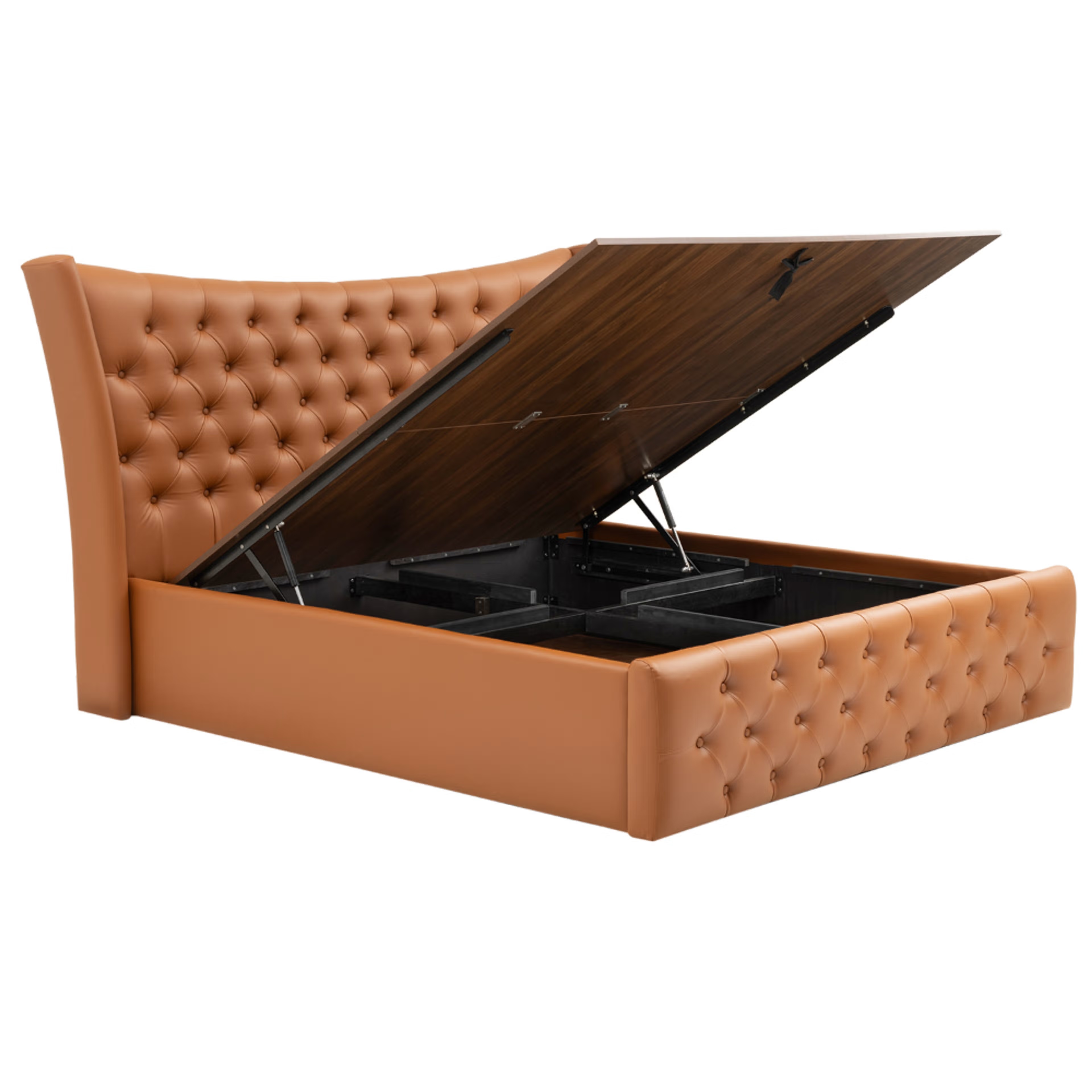 Wakefit Lovejoy Hydraulic King Size Upholstered Bed King - 78" x 72 4 Wakefit Lovejoy Hydraulic King Size Upholstered Bed King - 78" x 72\