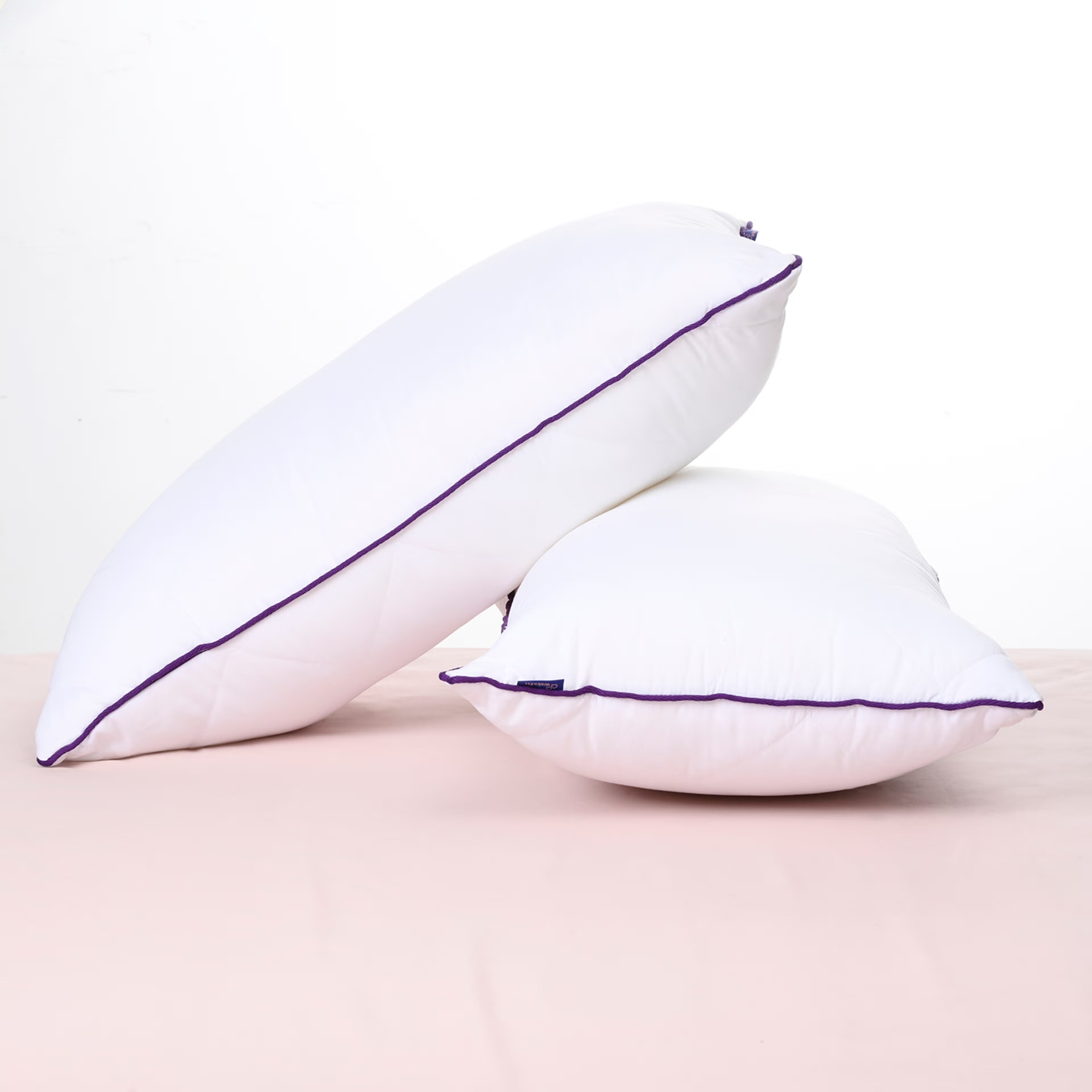 Quilted Sleeping Pillow | Breathable & Hypo-allergenic |Set of 2 | 27X16 inch | Soft & Fluffy | Microfibre&nbsp;Pillows&nbsp;| White Set of 2