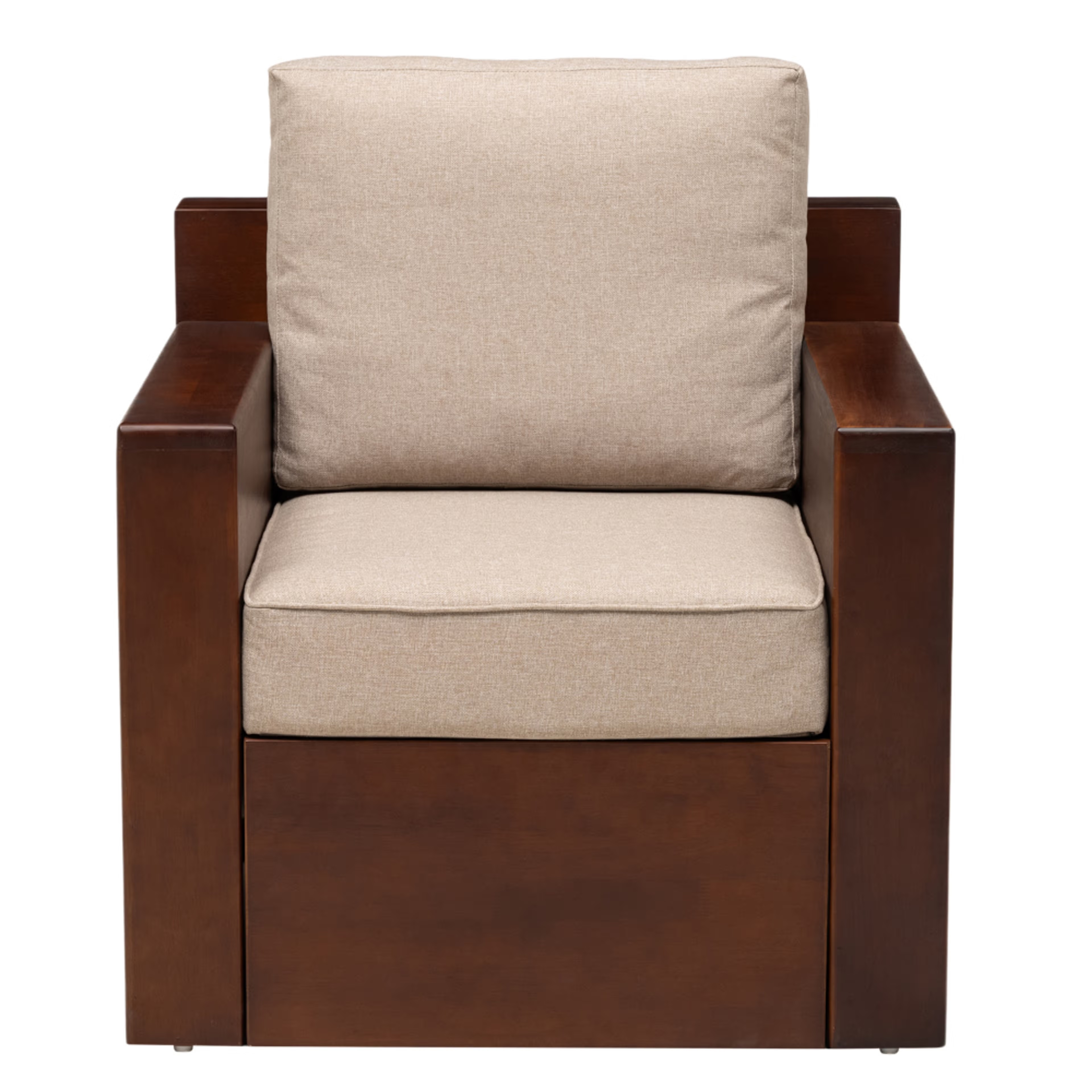Wakefit Divo 1 Seater Solid wood Sofa Regular, 1 Seater, Omega Pearl, Golden brown 2 Wakefit Divo 1 Seater Solid wood Sofa Regular, 1 Seater, Omega Pearl, Golden brown