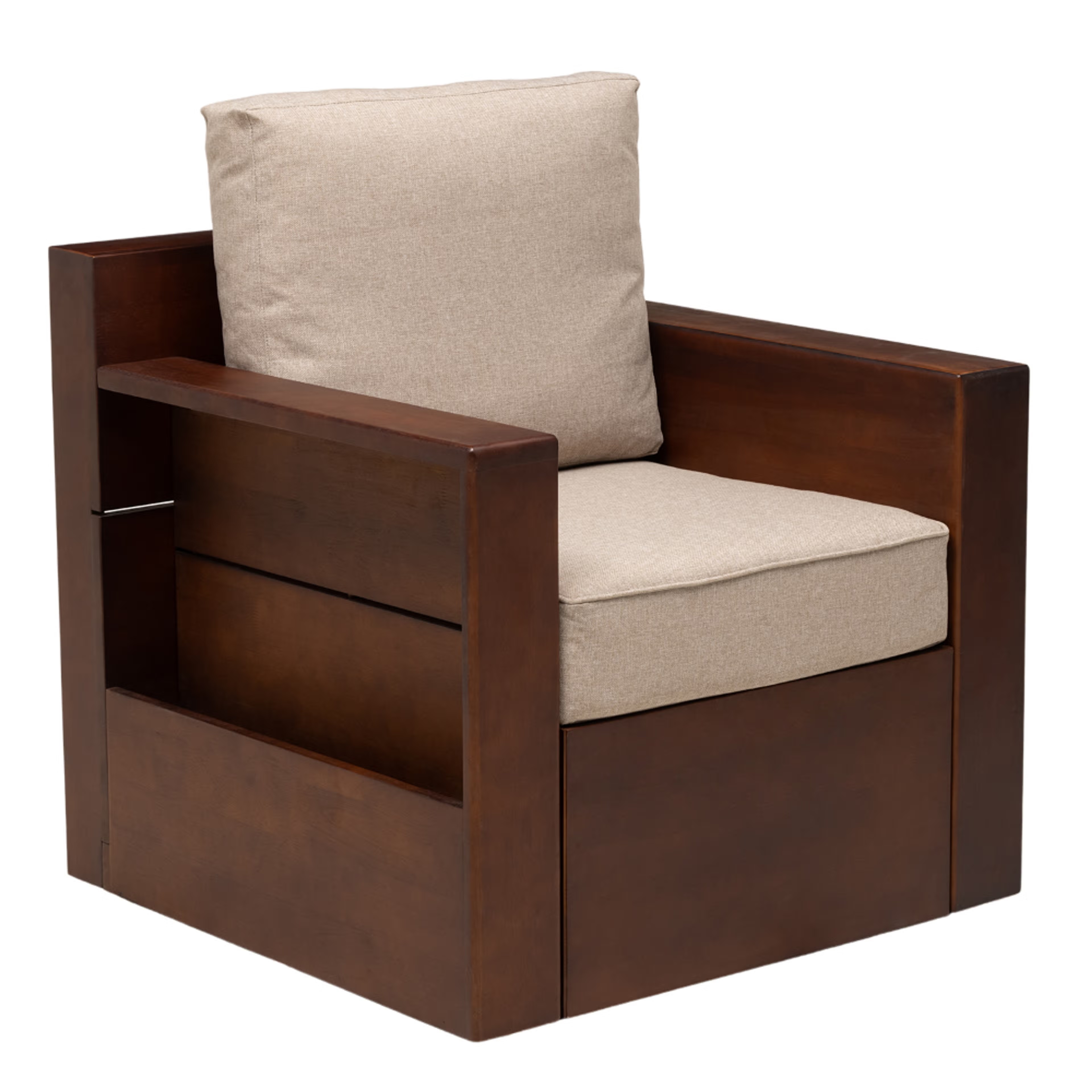 Wakefit Divo 1 Seater Solid wood Sofa Regular, 1 Seater, Omega Pearl, Golden brown 3 Wakefit Divo 1 Seater Solid wood Sofa Regular, 1 Seater, Omega Pearl, Golden brown