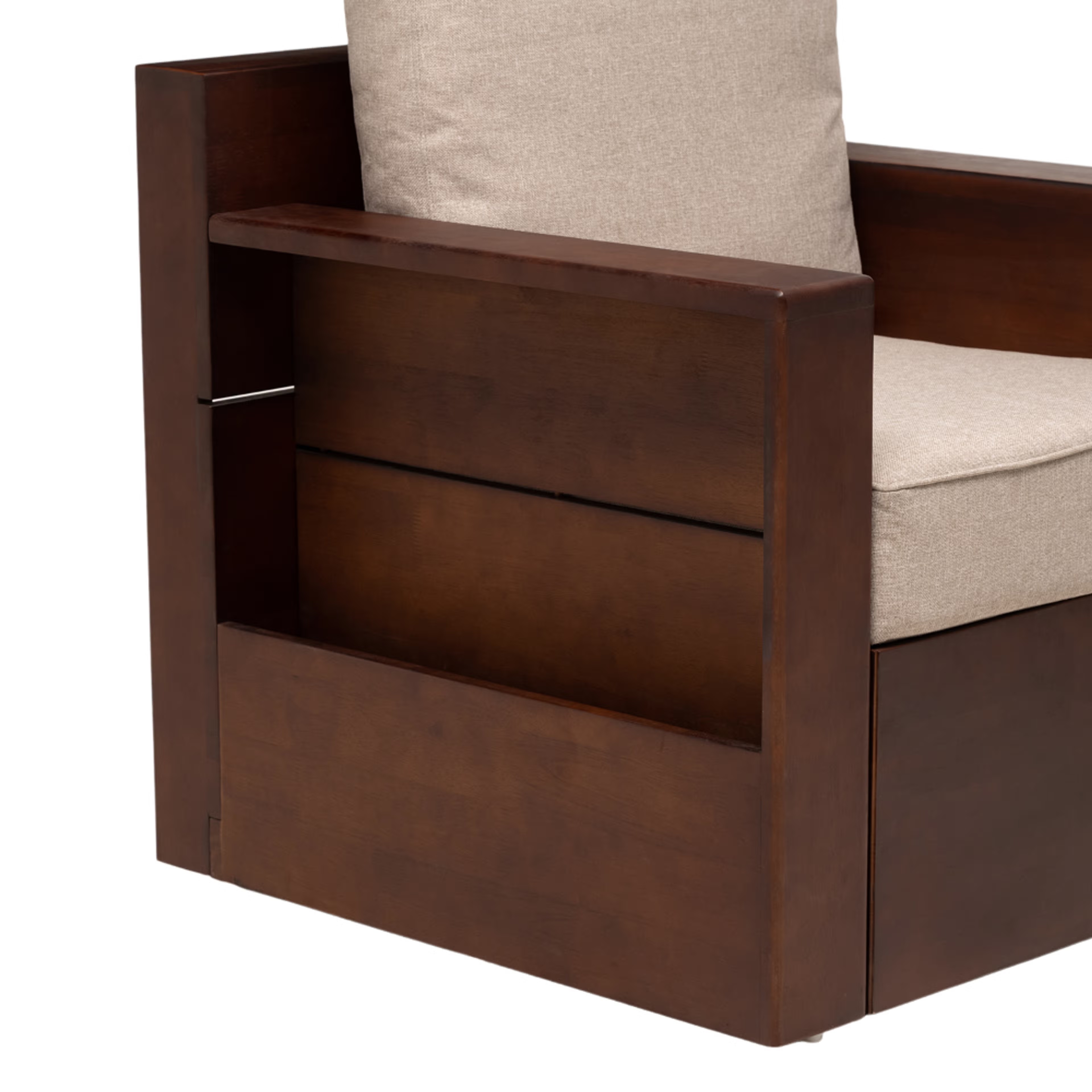 Wakefit Divo 1 Seater Solid wood Sofa Regular, 1 Seater, Omega Pearl, Golden brown 7 Wakefit Divo 1 Seater Solid wood Sofa Regular, 1 Seater, Omega Pearl, Golden brown