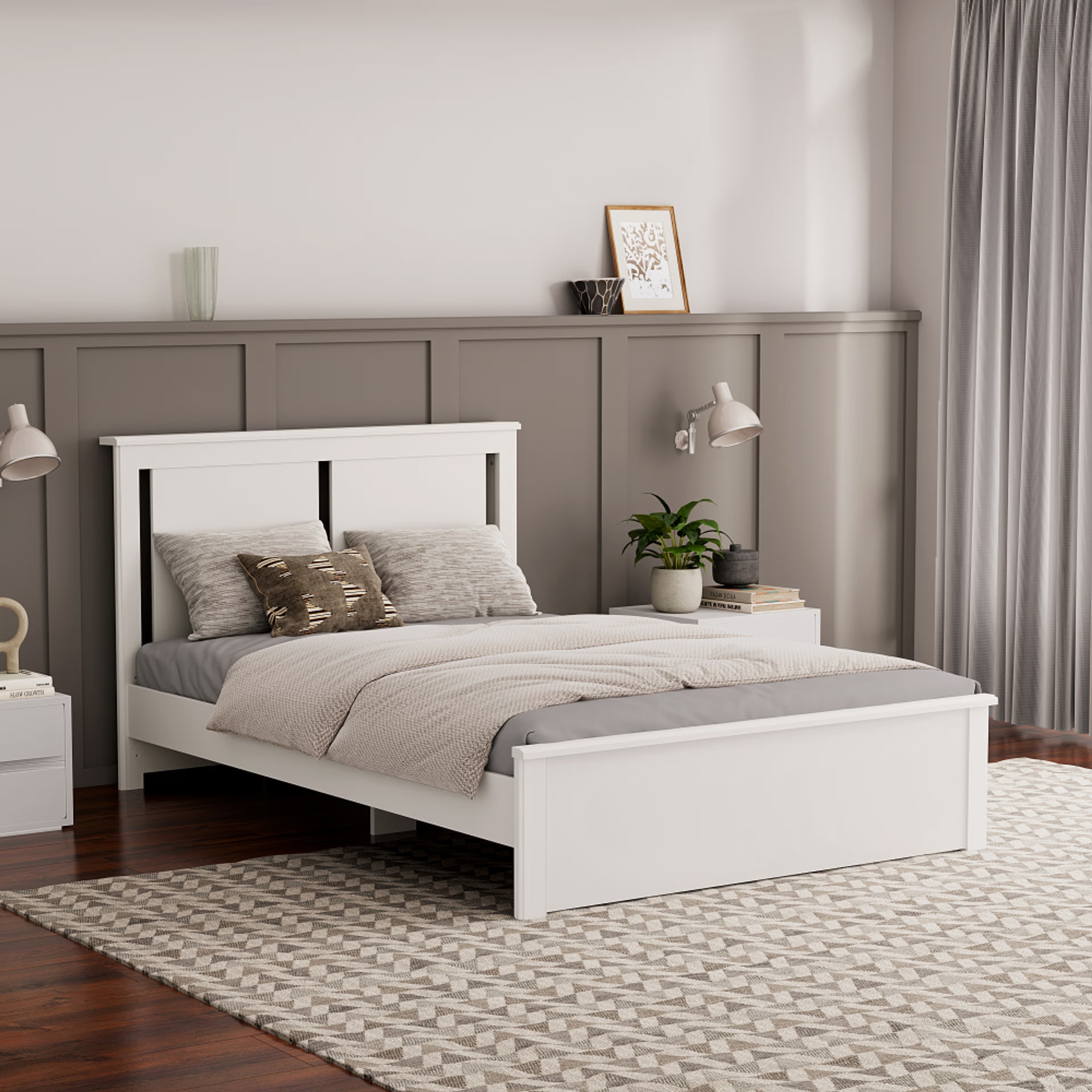 Home 45 Wakefit Comet Non-Storage Bed - Queen Size Queen - 78" x 60\