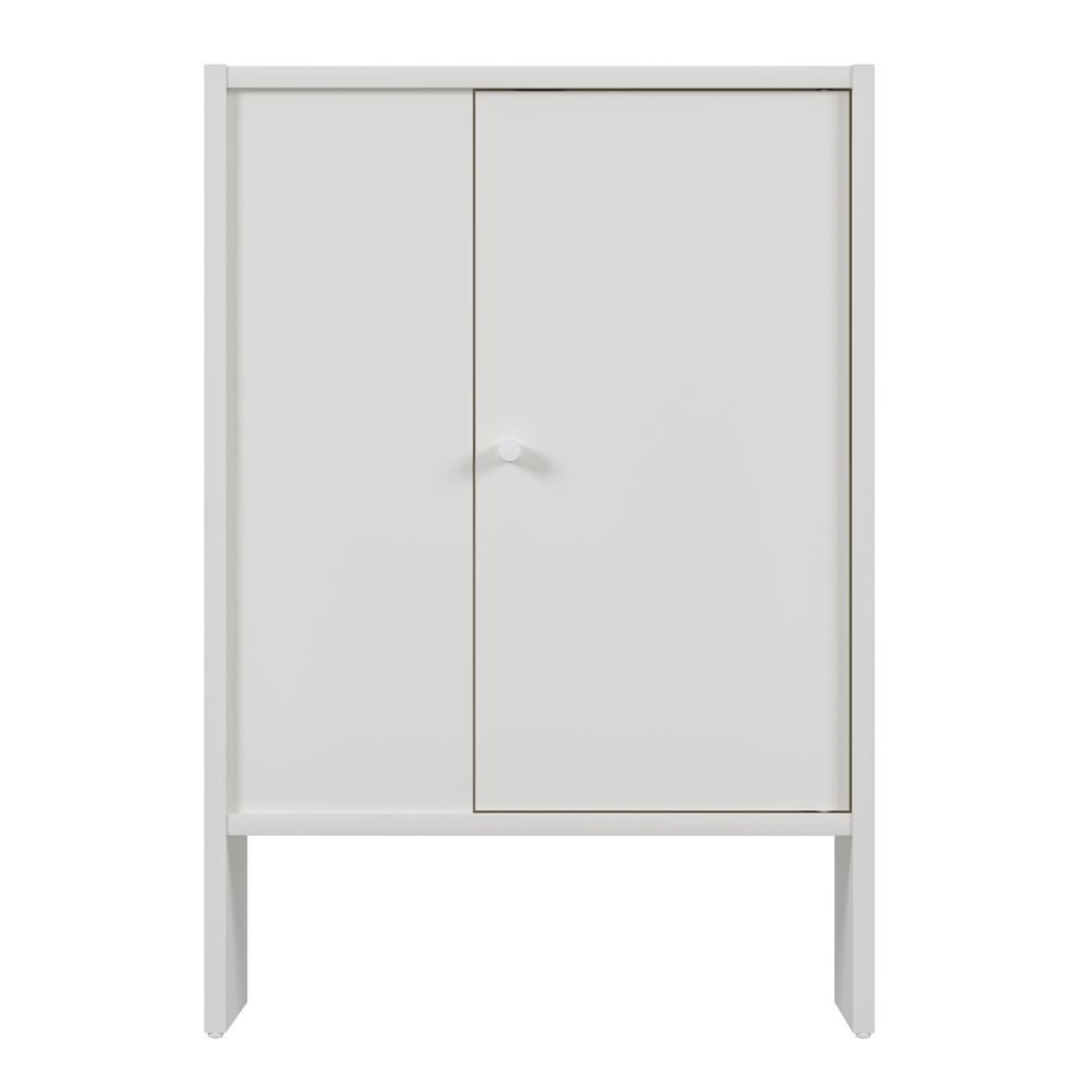 Wakefit Almeida Engineered Wood Cabinet in Frosty White with 2 closed compartments Frosty White 4 Wakefit Almeida Engineered Wood Cabinet in Frosty White with 2 closed compartments Frosty White