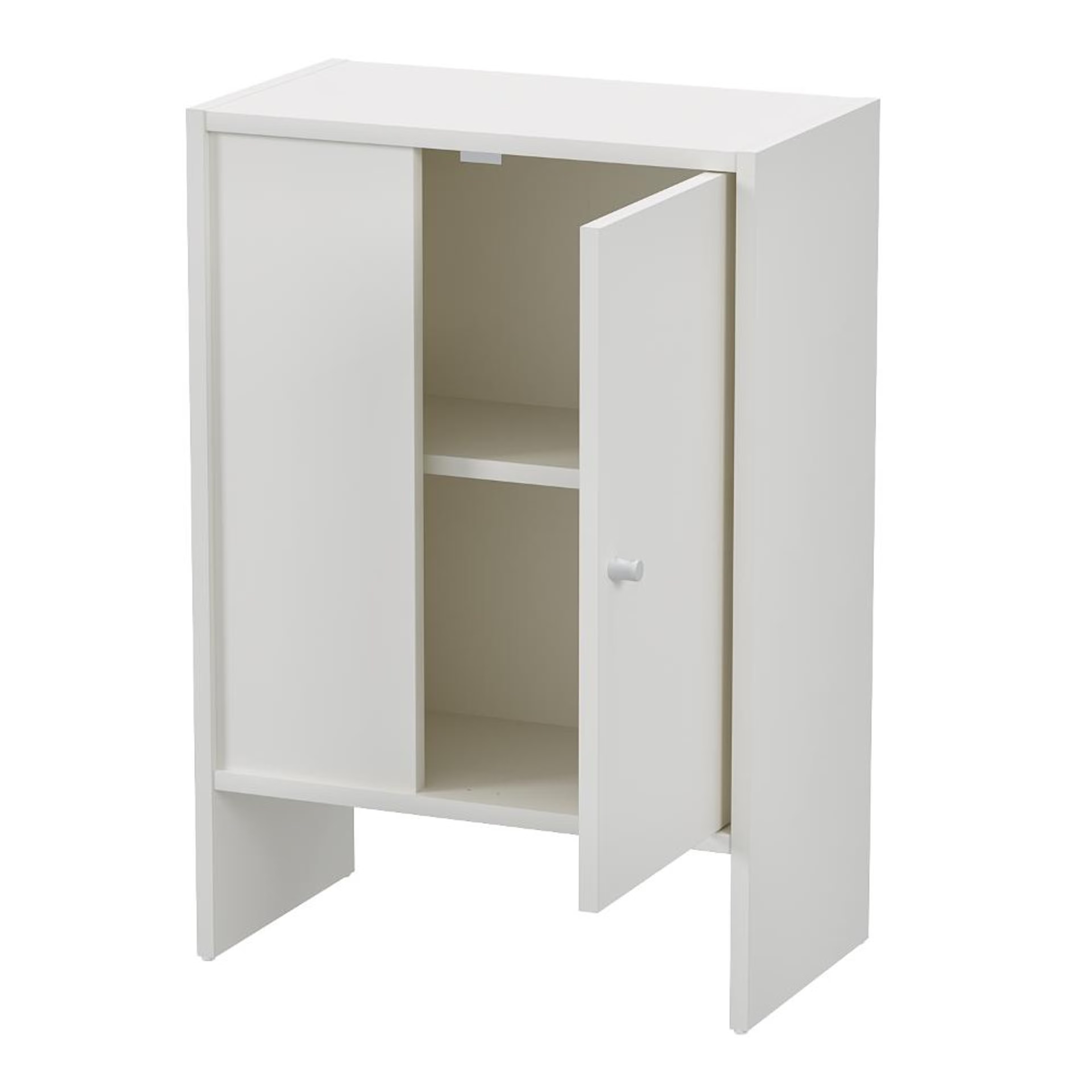 Wakefit Almeida Engineered Wood Cabinet in Frosty White with 2 closed compartments Frosty White 5 Wakefit Almeida Engineered Wood Cabinet in Frosty White with 2 closed compartments Frosty White