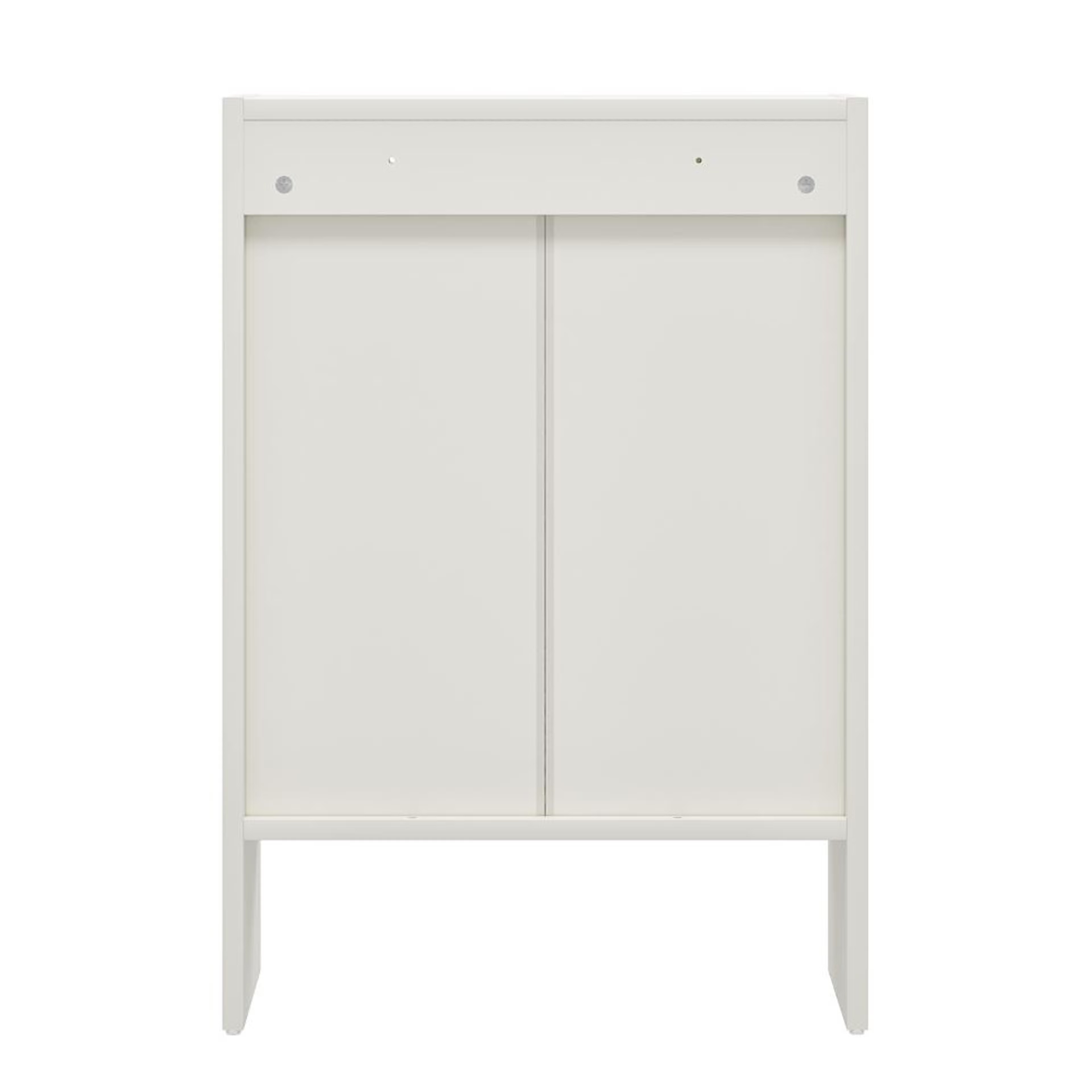 Wakefit Almeida Engineered Wood Cabinet in Frosty White with 2 closed compartments Frosty White 6 Wakefit Almeida Engineered Wood Cabinet in Frosty White with 2 closed compartments Frosty White