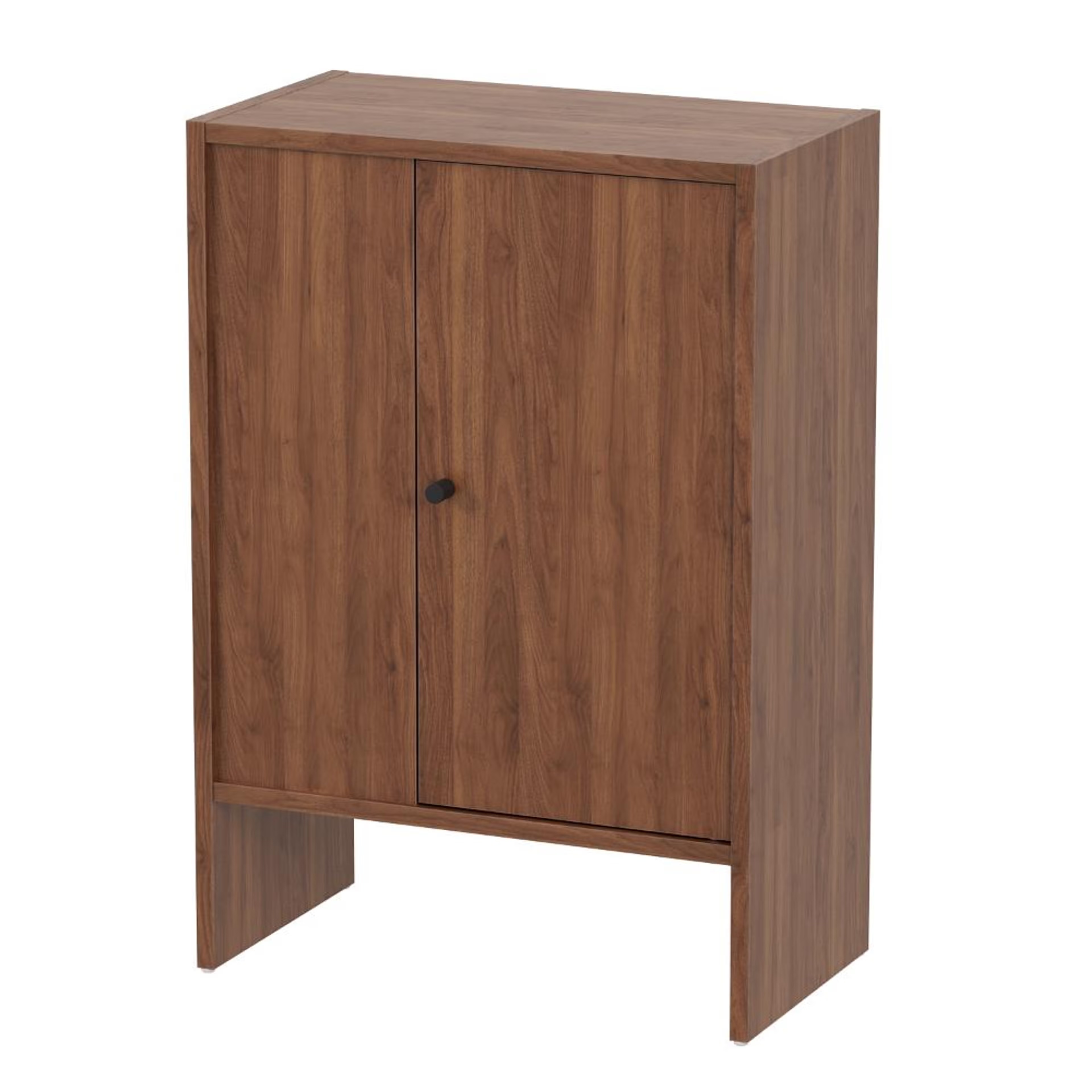 Home 33 Wakefit Almeida Engineered Wood Cabinet in columbia walnut with 2 closed compartments Columbia Walnut