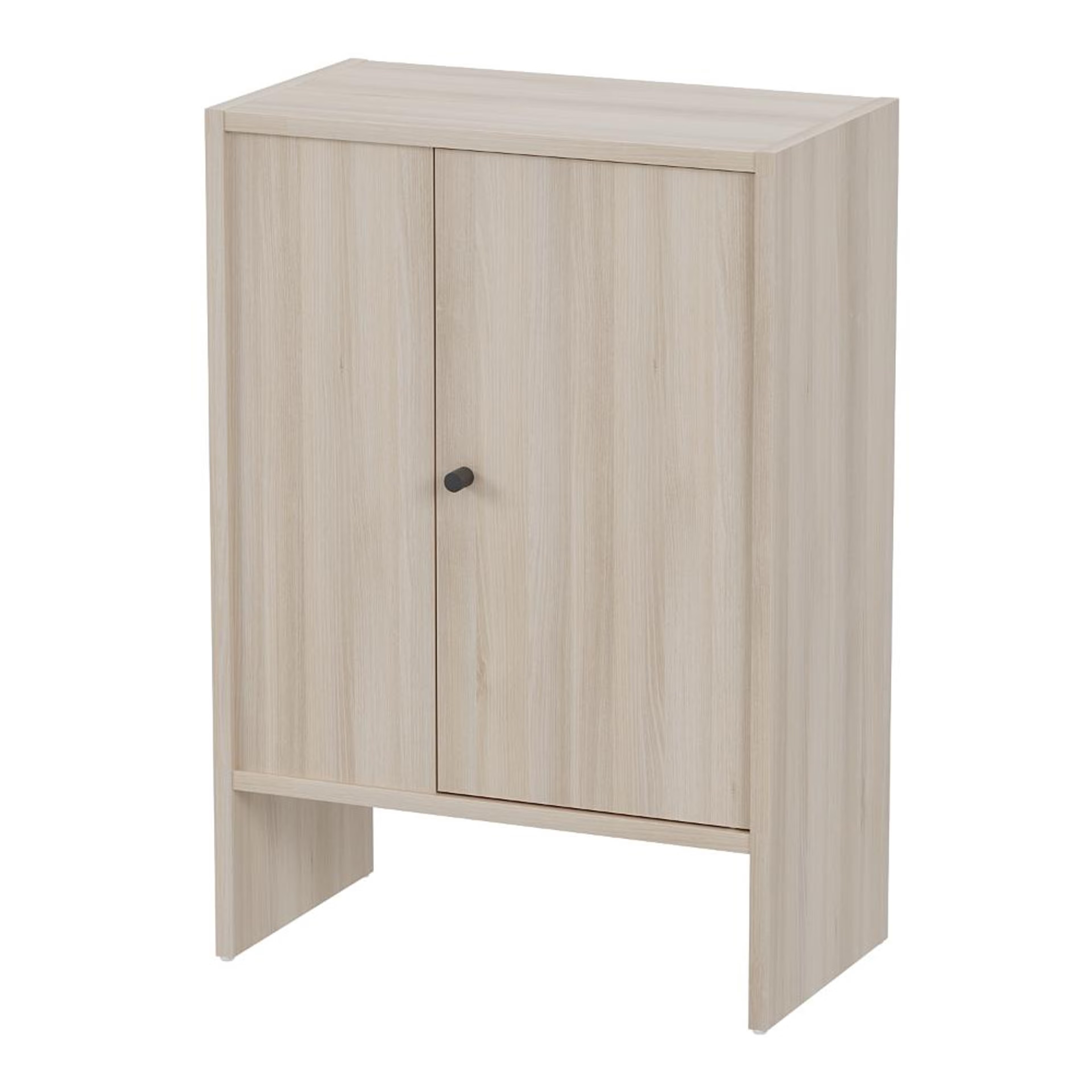 Wakefit Almeida Engineered Wood Cabinet in Moldau Acacia with 2 closed compartments Moldau Acacia