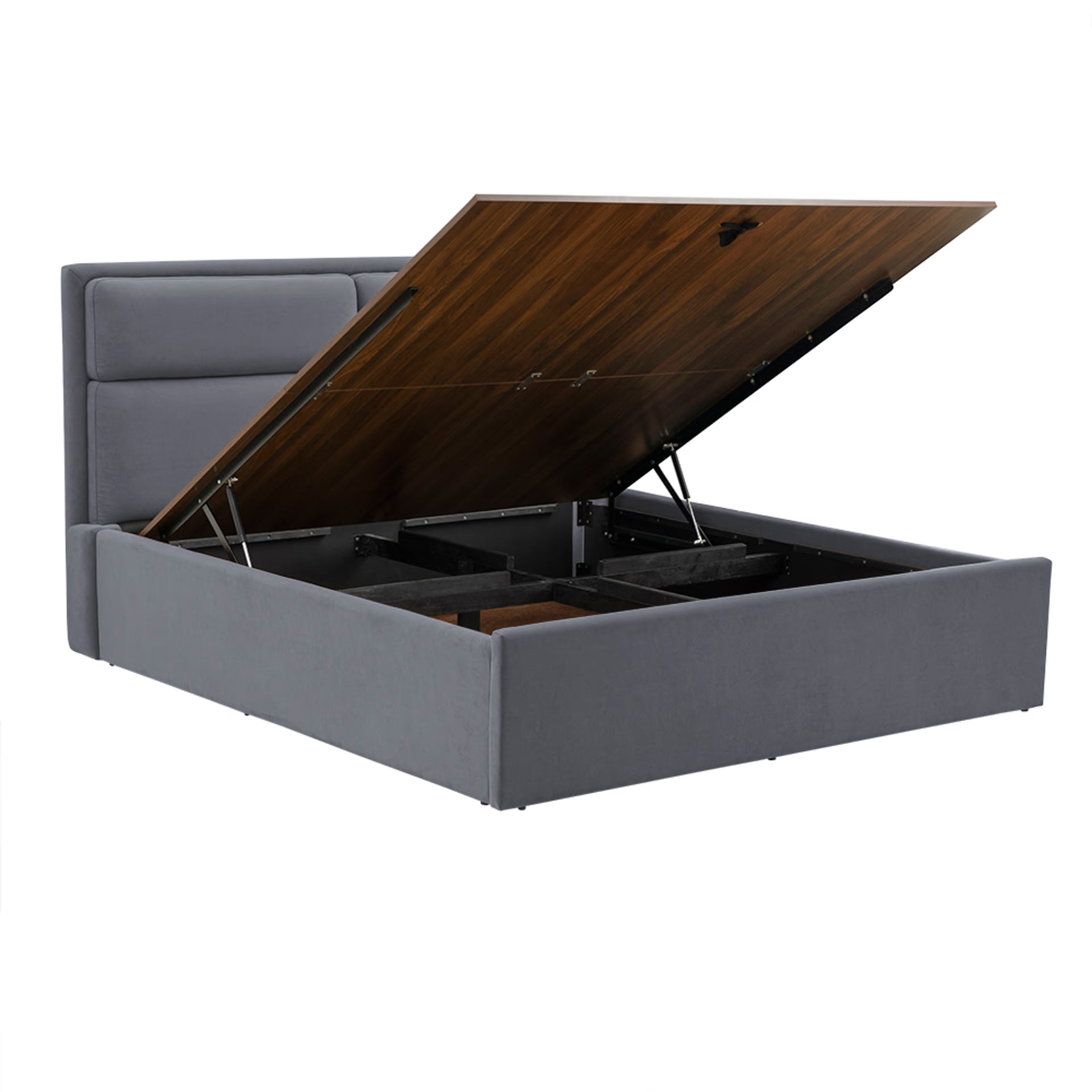 Wakefit Zewail Hydraulic King Size Upholstered Bed King - 78" x 72 4 Wakefit Zewail Hydraulic King Size Upholstered Bed King - 78" x 72\