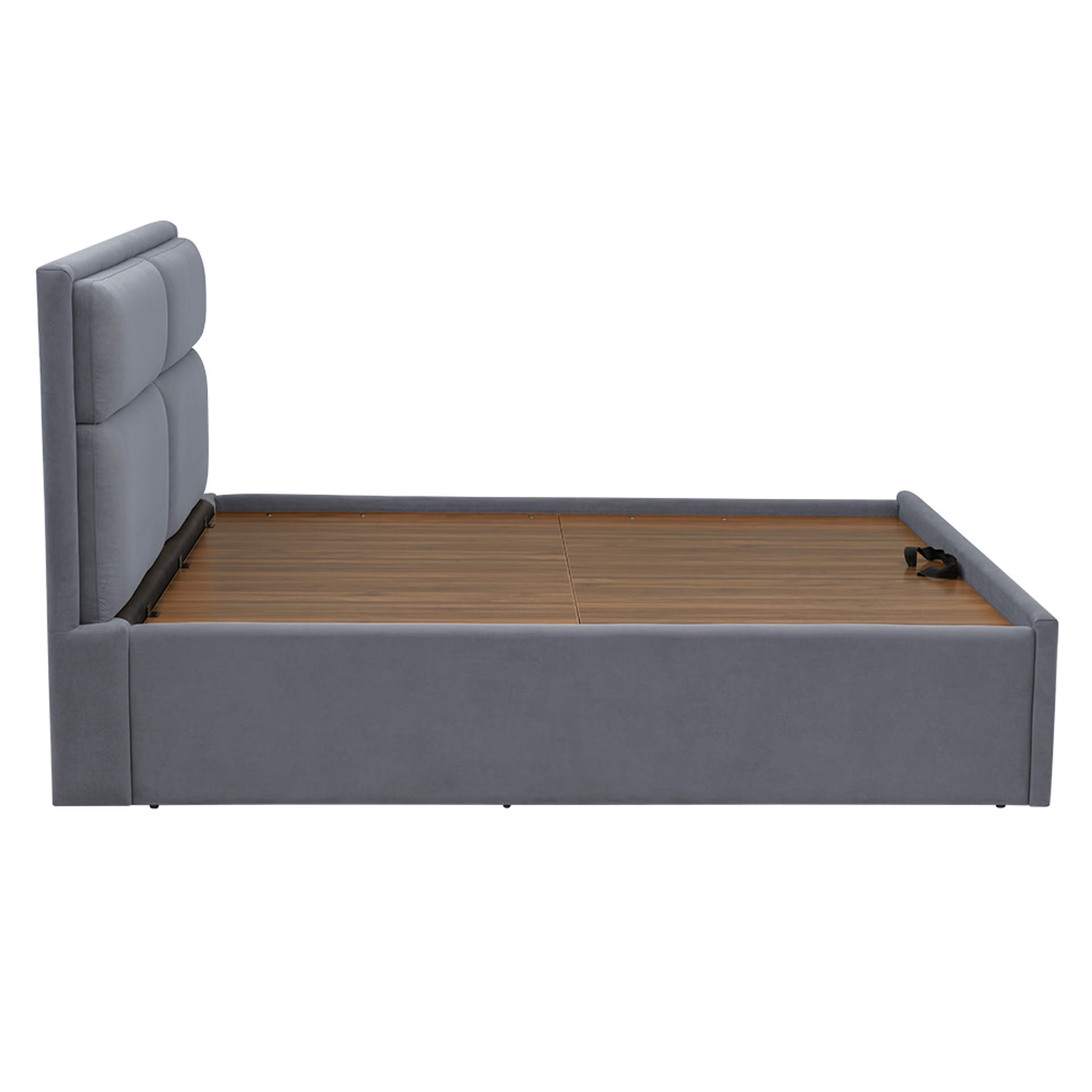 Wakefit Zewail Hydraulic King Size Upholstered Bed King - 78" x 72 5 Wakefit Zewail Hydraulic King Size Upholstered Bed King - 78" x 72\
