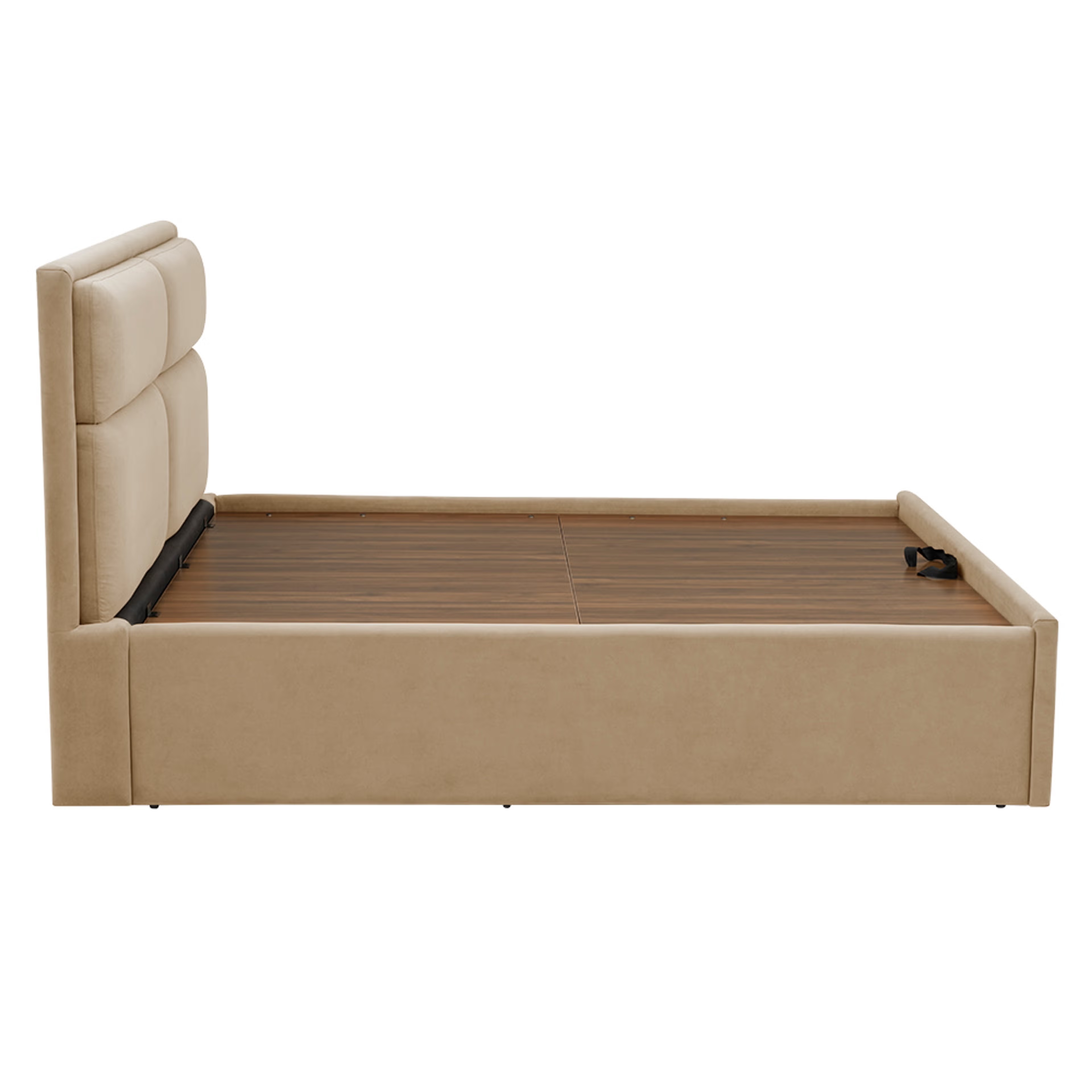 Wakefit Zewail Hydraulic King Size Upholstered Bed King - 78" x 72 5 Wakefit Zewail Hydraulic King Size Upholstered Bed King - 78" x 72\