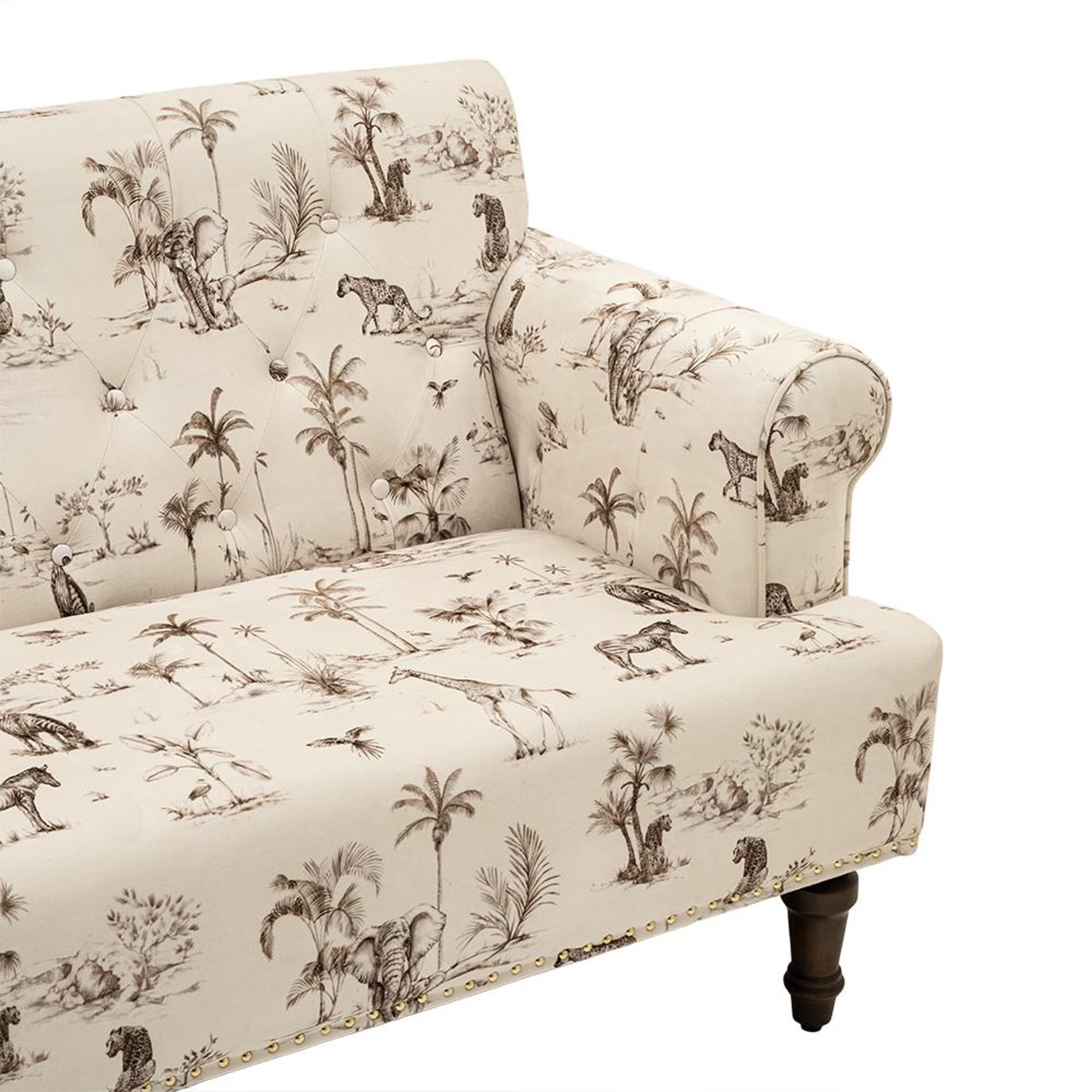 Wakefit Maseru Sofa - Three Seater Three Seater, Velvet Savannah 4 Wakefit Maseru Sofa - Three Seater Three Seater, Velvet Savannah