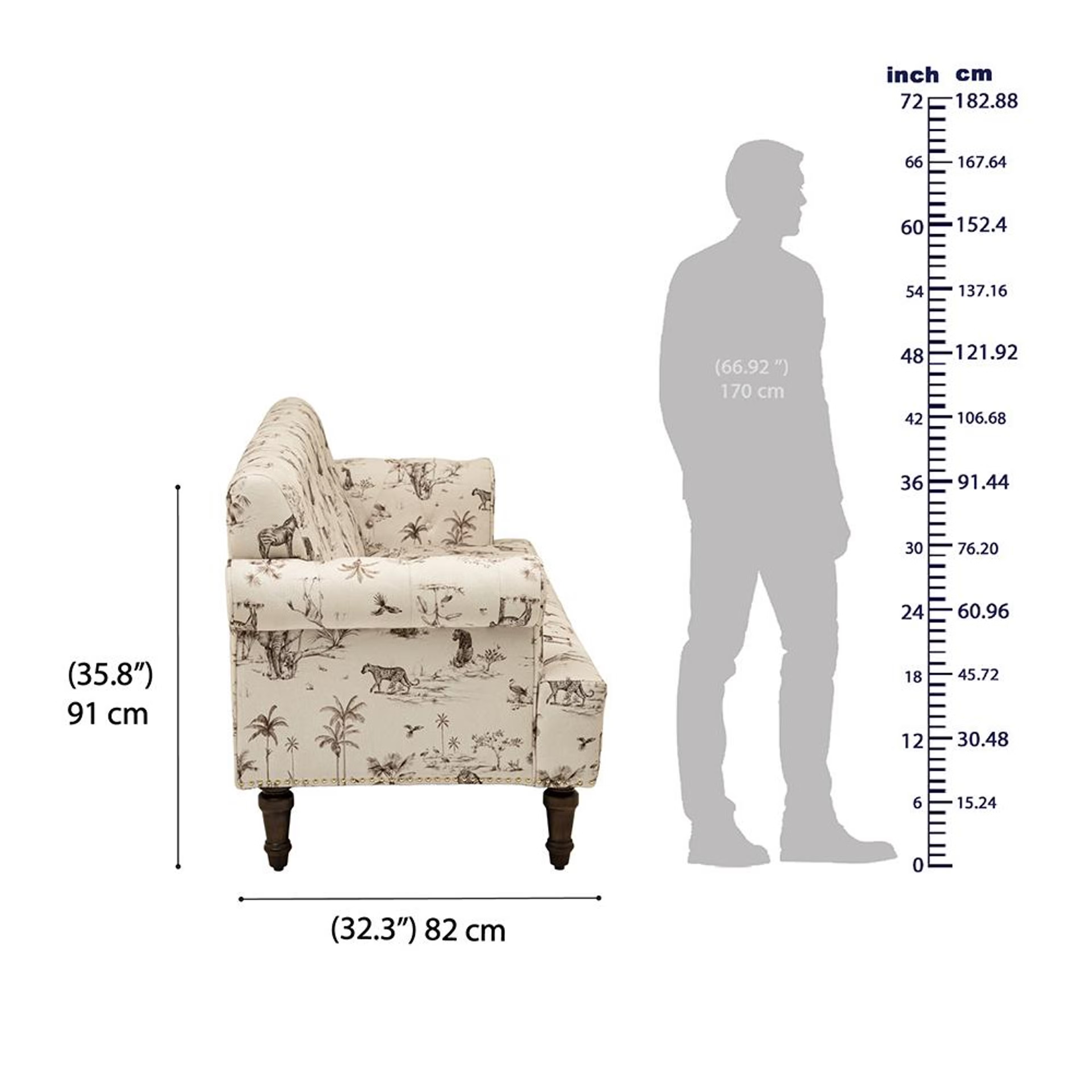 Wakefit Maseru Sofa - Three Seater Three Seater, Velvet Savannah 7 Wakefit Maseru Sofa - Three Seater Three Seater, Velvet Savannah