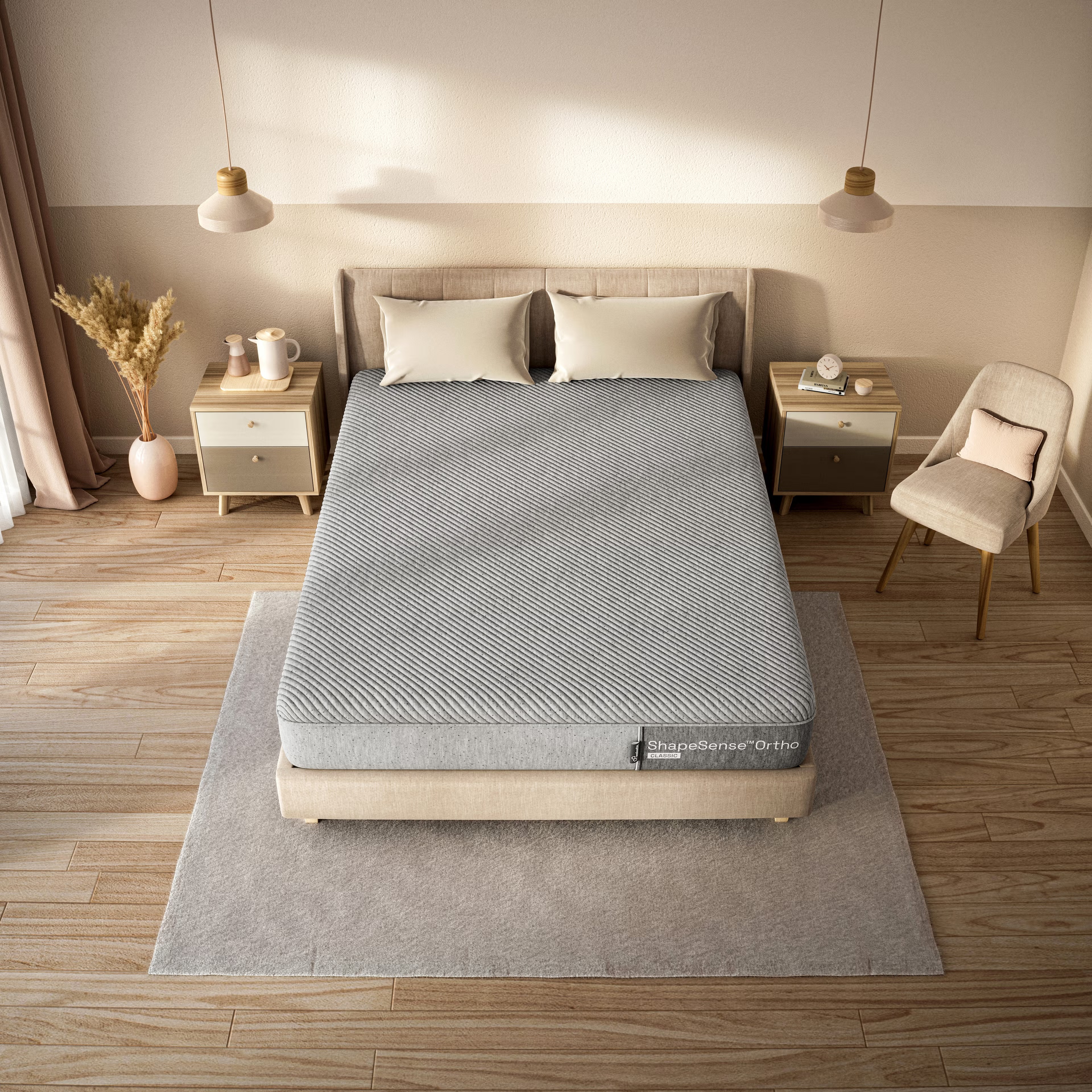 ShapeSense Orthopedic Classic Memory Foam Mattress | 10 Years Warranty Custom - 81" x 72" x 10" - 2.06m x 1.83m x 25.4cm