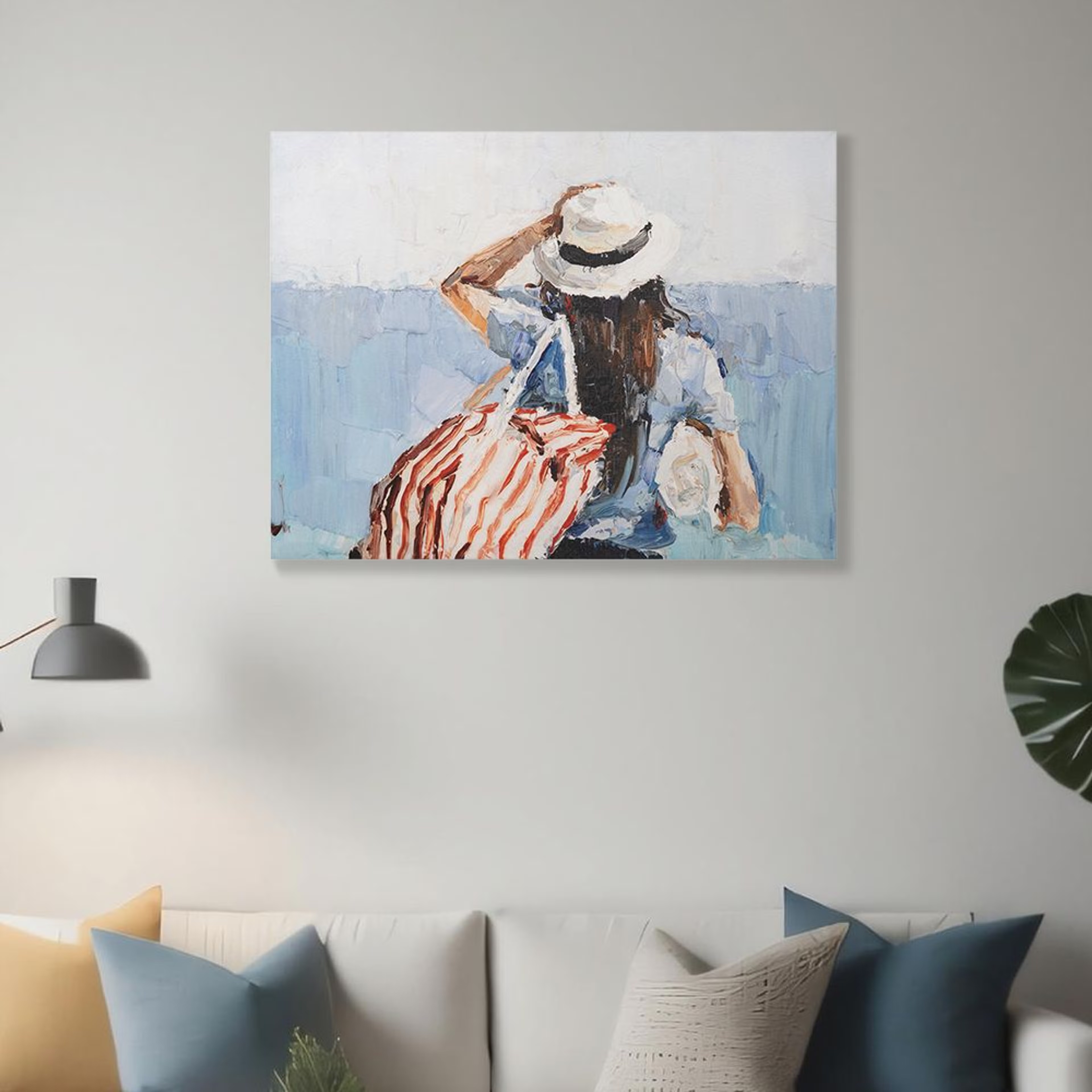 Canvas Wall Painting | 18x24 Inch | Set of 1 | For Living Room, Bedroom & Office Decor | Gifting Option | Beach Vacation Dreams 18 x 24 inch, Set of 1