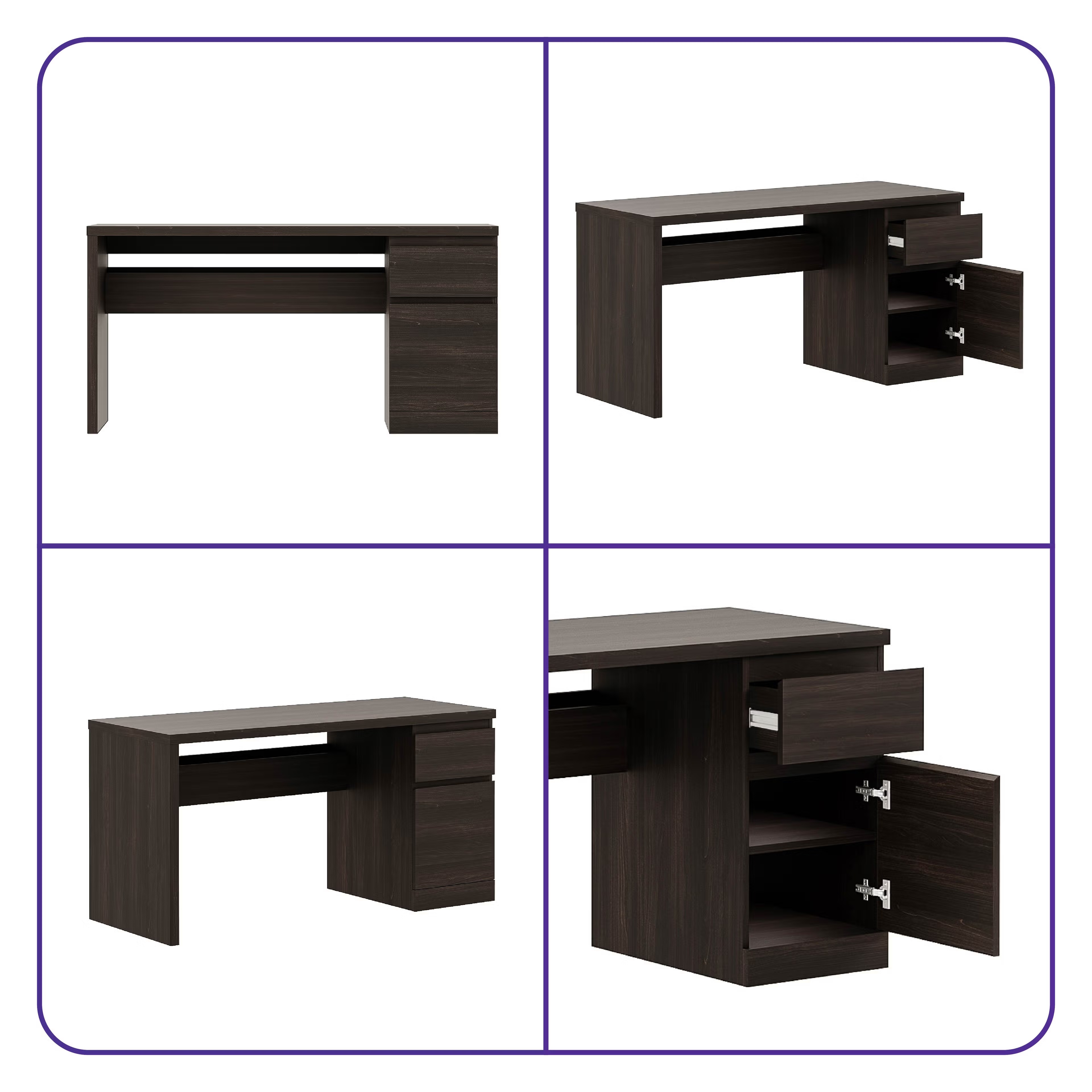 Wakefit Camus Study Table- Wyoming Maple Wyoming Maple