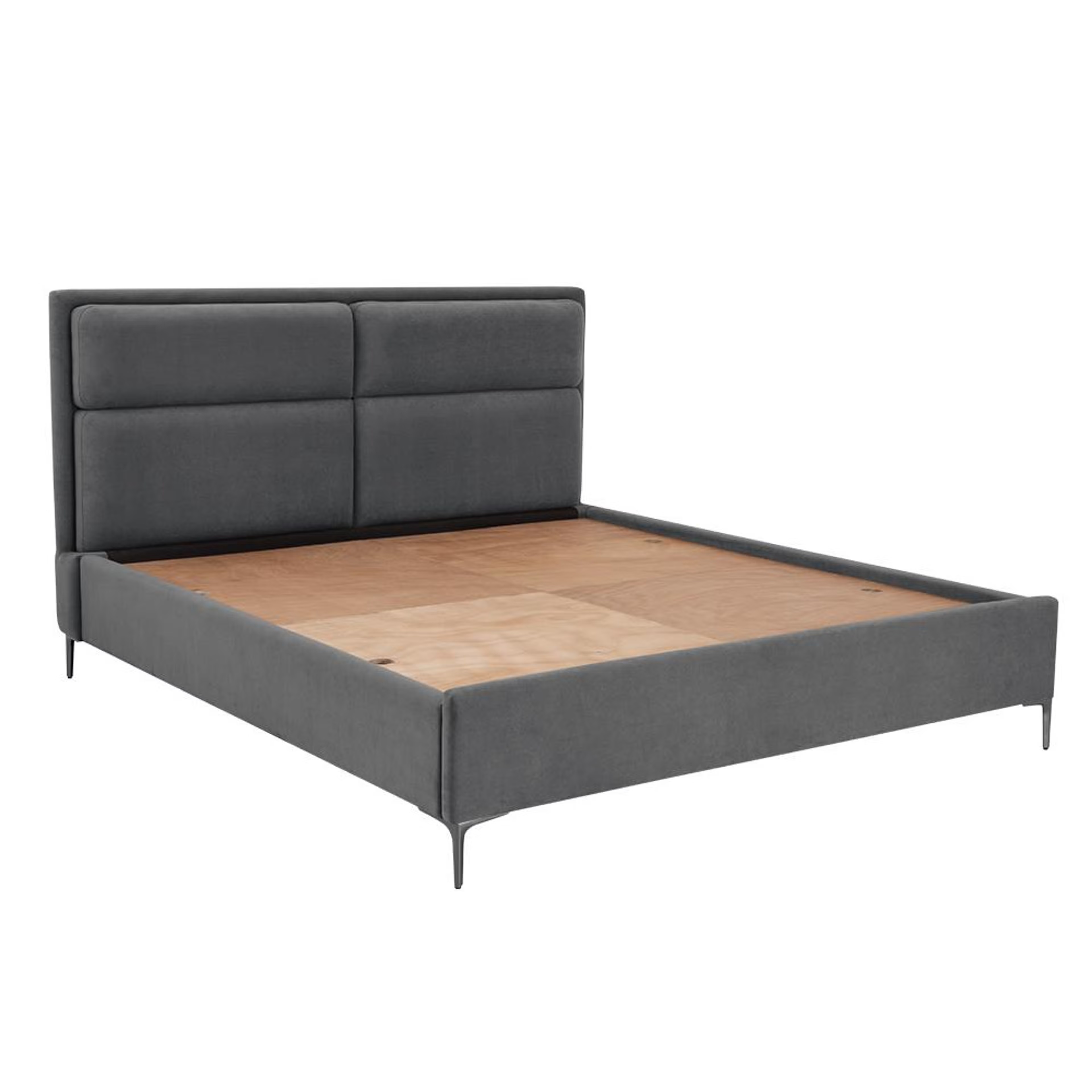 Wakefit Zewail Without Storage King Size Upholstered Bed King - 78" x 72 4 Wakefit Zewail Without Storage King Size Upholstered Bed King - 78" x 72\