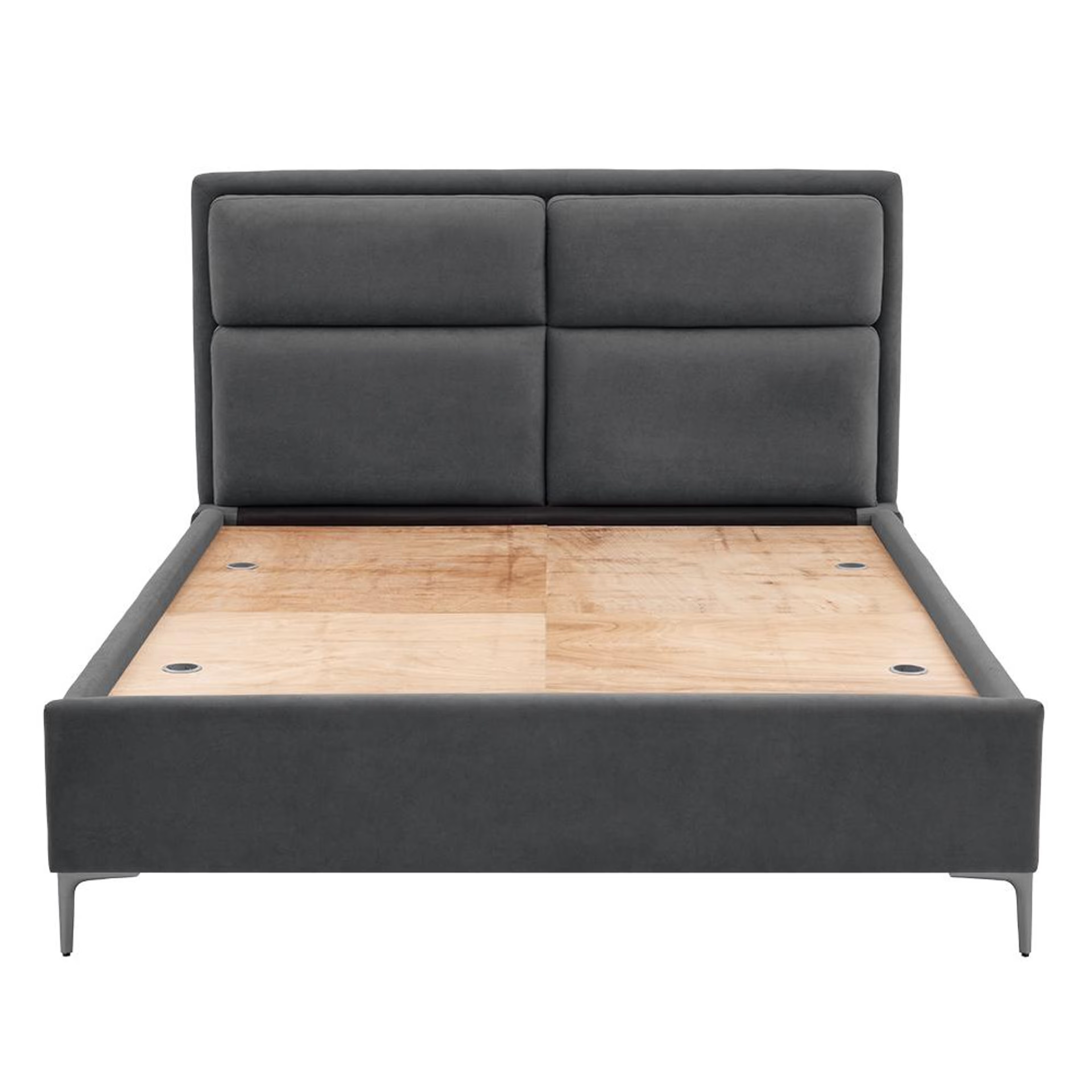 Wakefit Zewail Without Storage Queen Size Upholstered Bed Queen - 78" x 60\