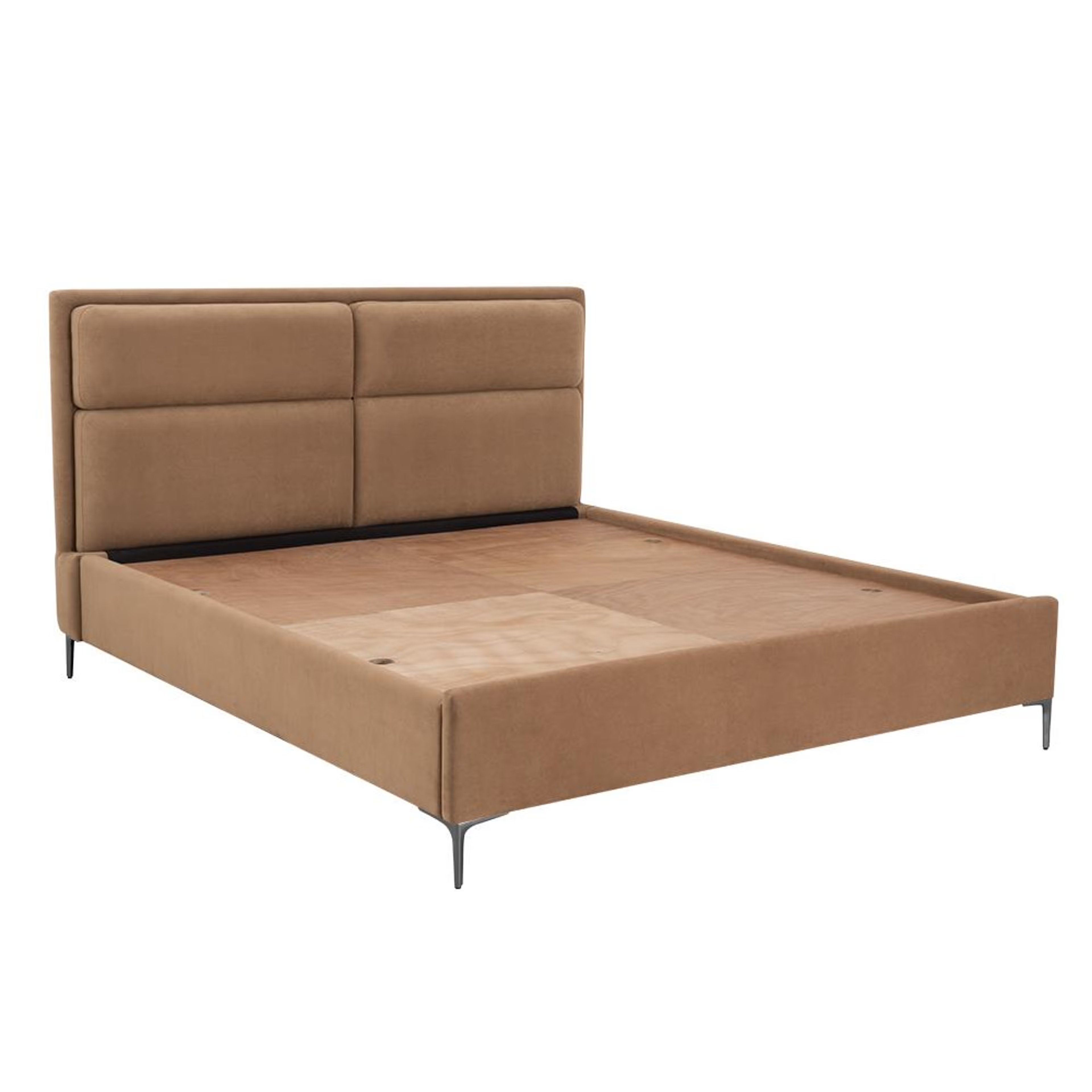 Wakefit Zewail Without Storage King Size Upholstered Bed King - 78" x 72 4 Wakefit Zewail Without Storage King Size Upholstered Bed King - 78" x 72\