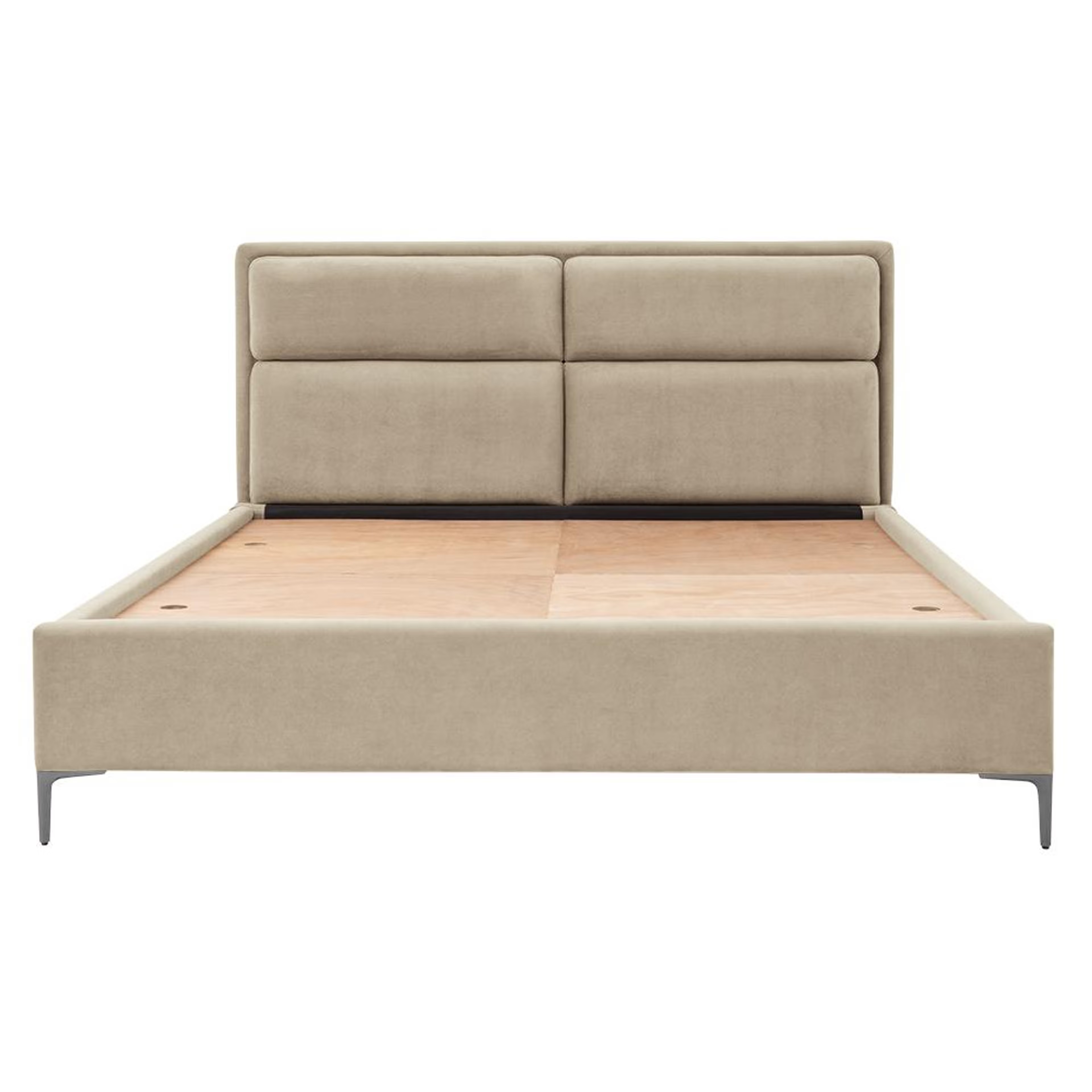 Wakefit Zewail Without Storage King Size Upholstered Bed King - 78" x 72 2 Wakefit Zewail Without Storage King Size Upholstered Bed King - 78" x 72\