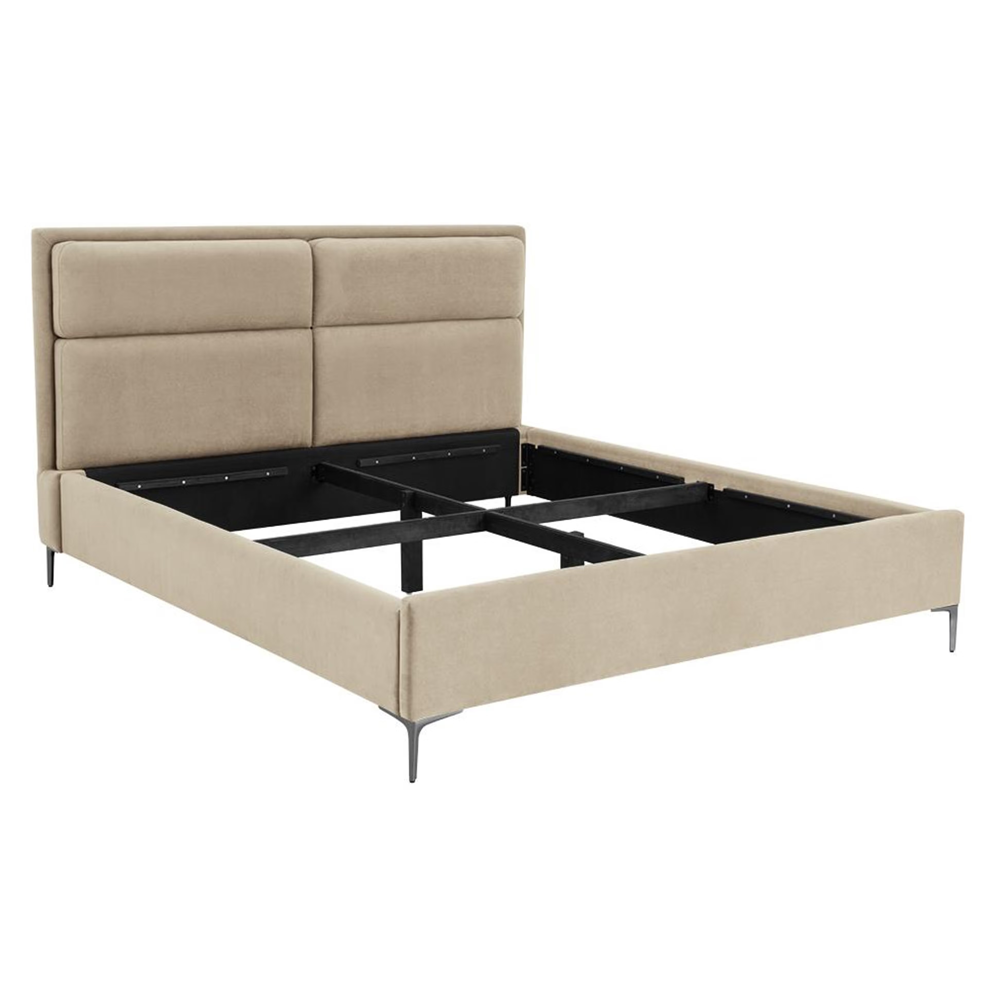 Wakefit Zewail Without Storage King Size Upholstered Bed King - 78" x 72 5 Wakefit Zewail Without Storage King Size Upholstered Bed King - 78" x 72\