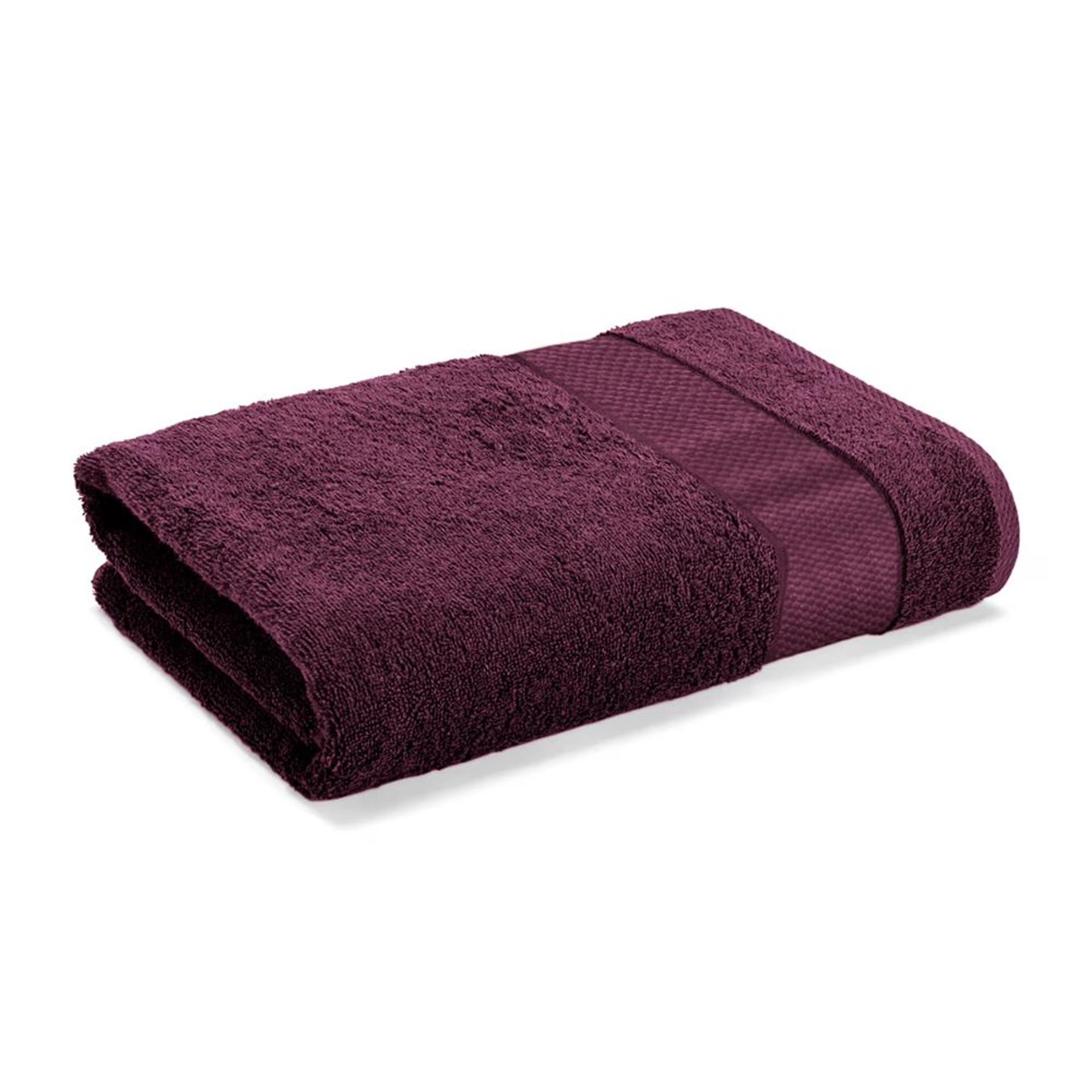 Home 30 Large Bath Towel | 100% Terry Cotton | Set of 1 | 500 GSM | Premium, Super-Soft, Absorbent & Odor Resistant | 55 x 27.5 Inches Bath Towel, Set of 1, Grape Wine