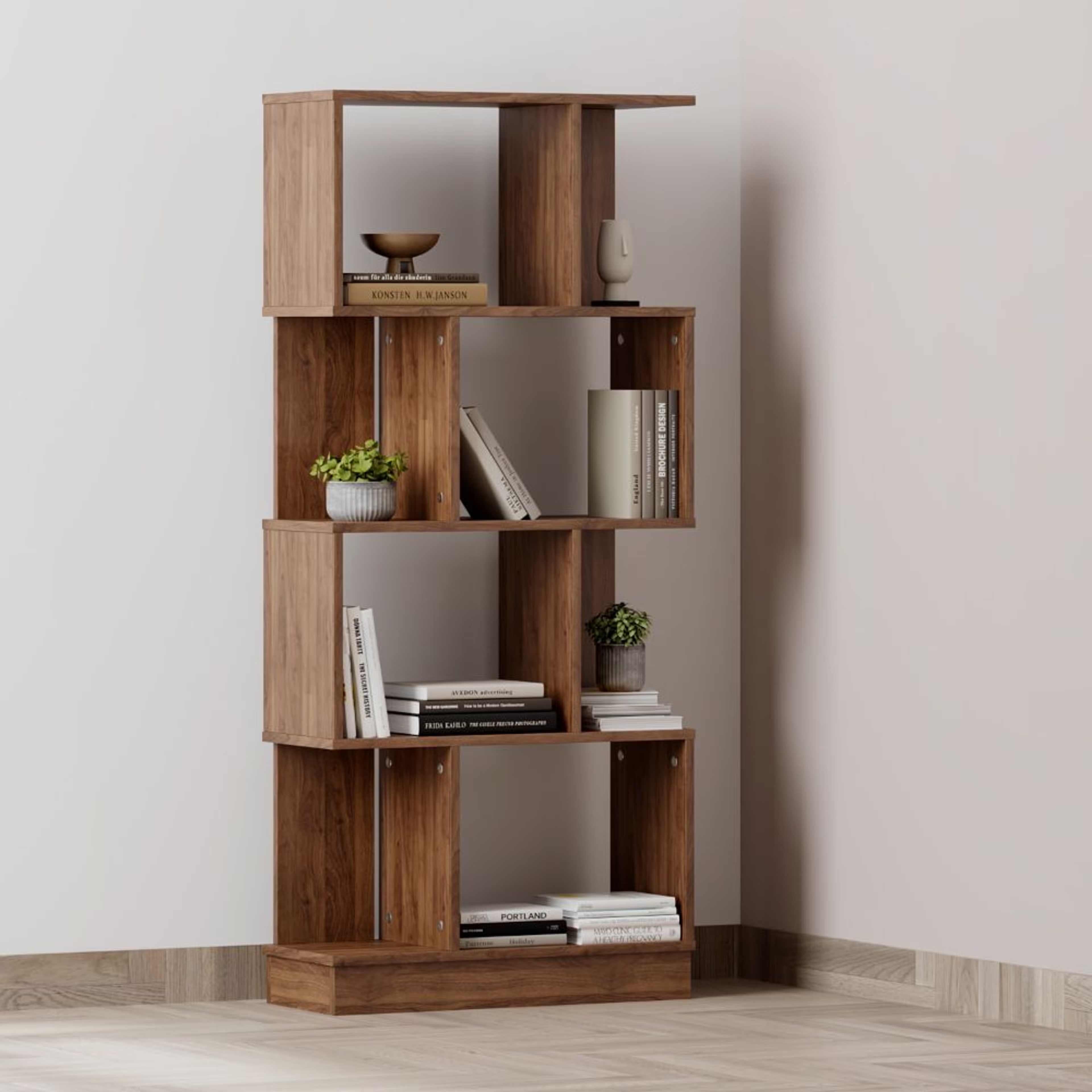 Home 39 Wakefit Eliot Bookshelf (4 Shelves) 4 Shelves