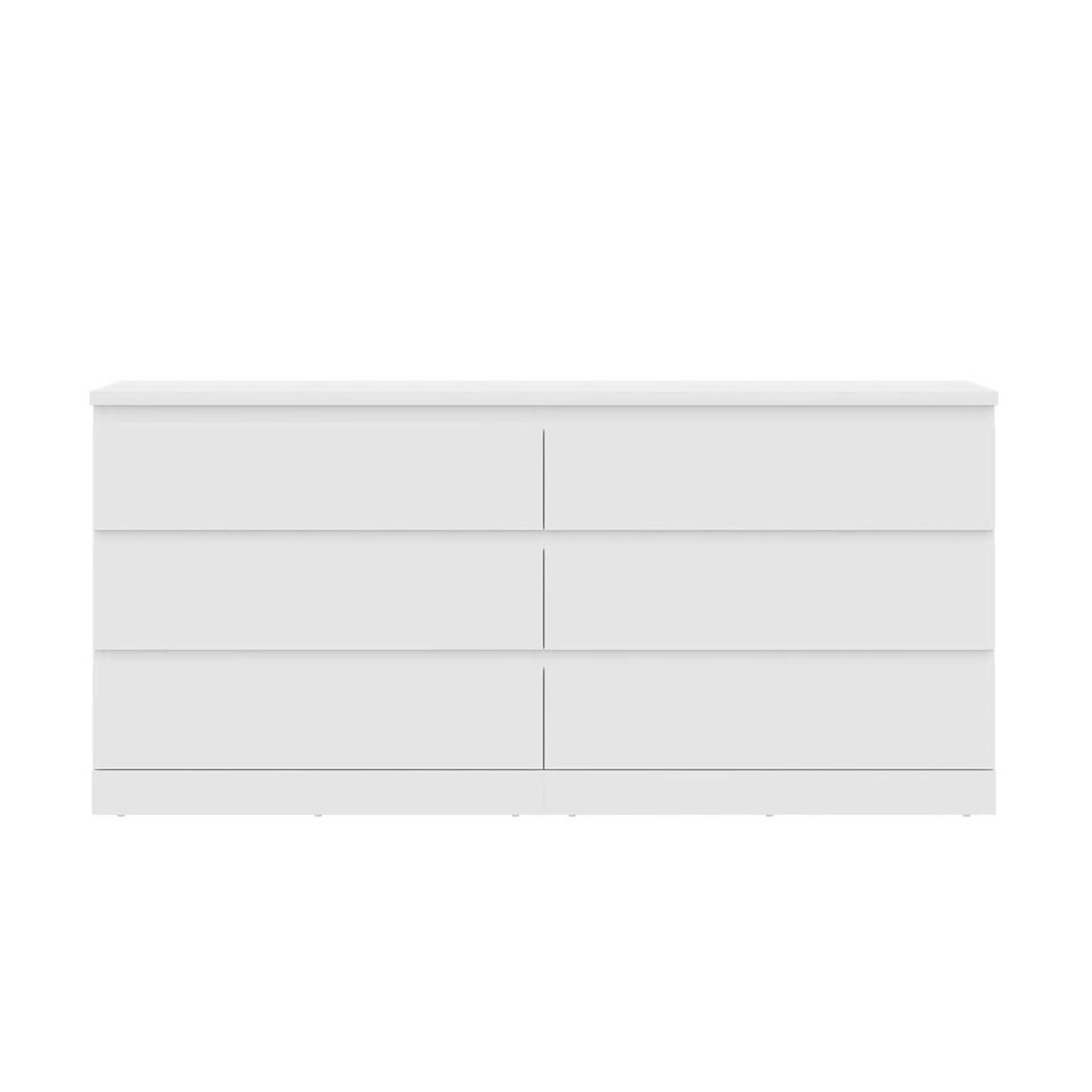 Wakefit Centaur Chest of Drawer - 6 Drawers - Frosty White 6 Drawer, Frosty White