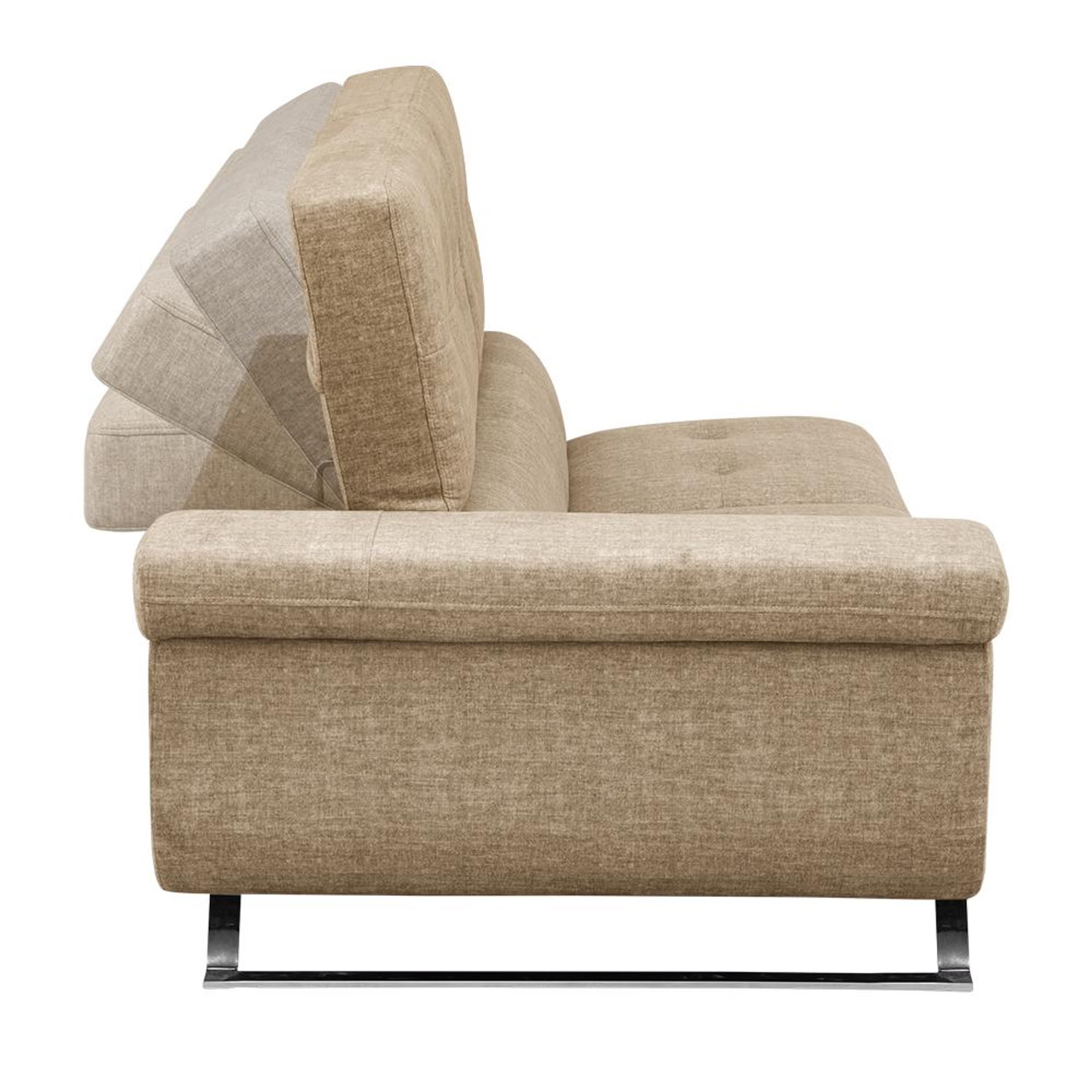 Home 43 Wakefit Comoros Corner L Shape Sofa (3 Seater + Right Aligned Chaise) Set (3 Seater + Right Aligned Chaise), Taupe