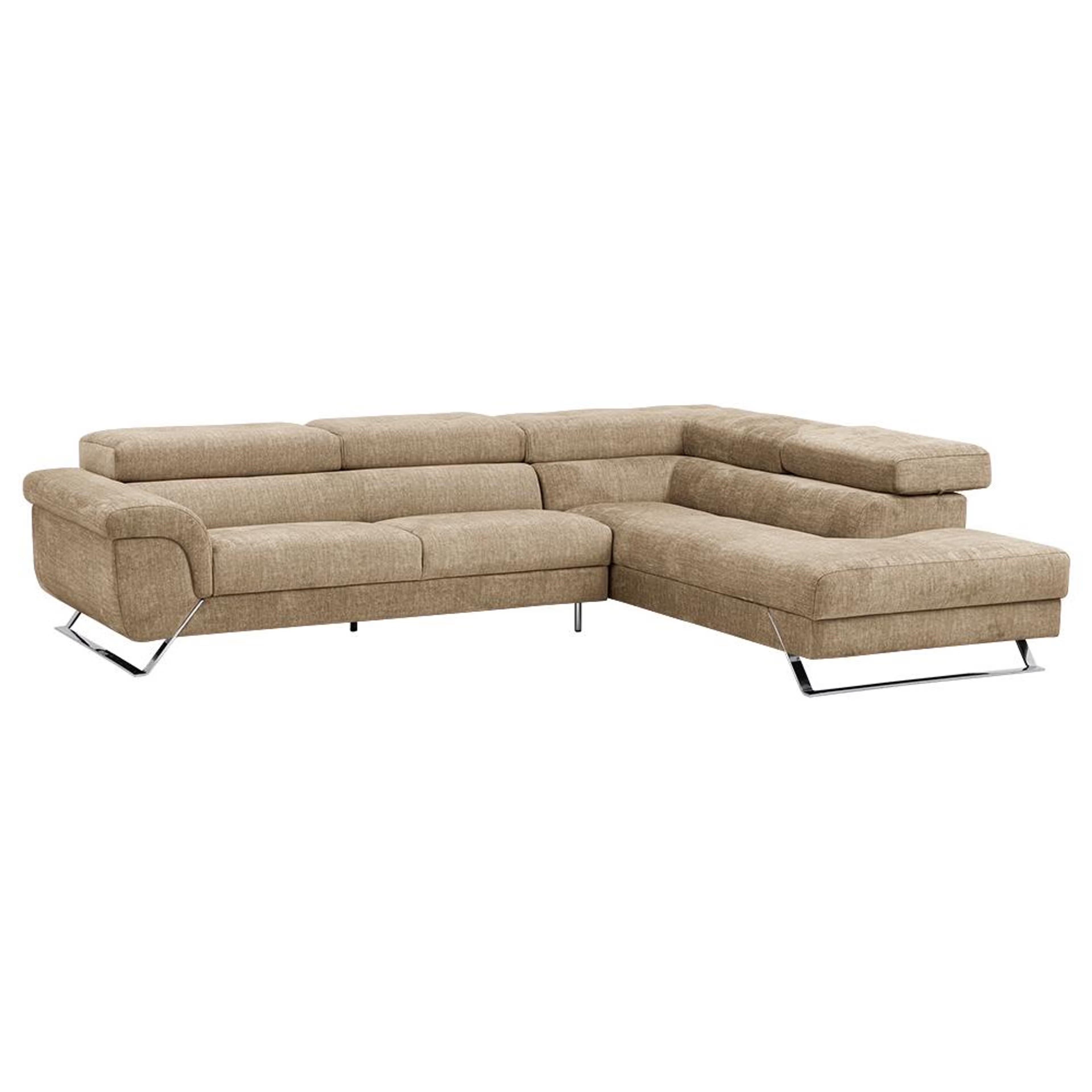 Wakefit Comoros Corner L Shape Sofa (3 Seater + Right Aligned Chaise) Set (3 Seater + Right Aligned Chaise), Taupe 6 Wakefit Comoros Corner L Shape Sofa (3 Seater + Right Aligned Chaise) Set (3 Seater + Right Aligned Chaise), Taupe