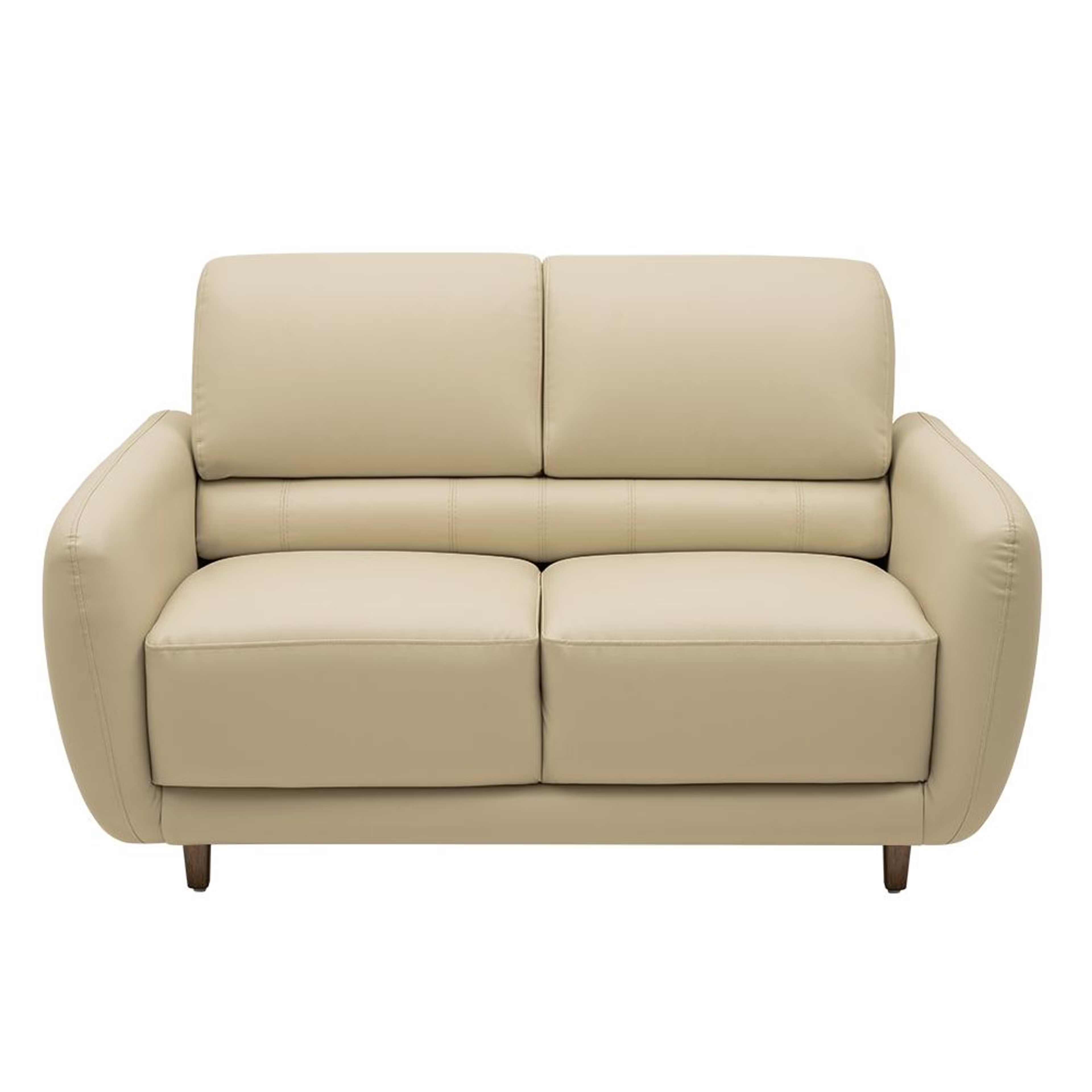 Wakefit Solomon Sofa - Two Seater Two Seater, Beige