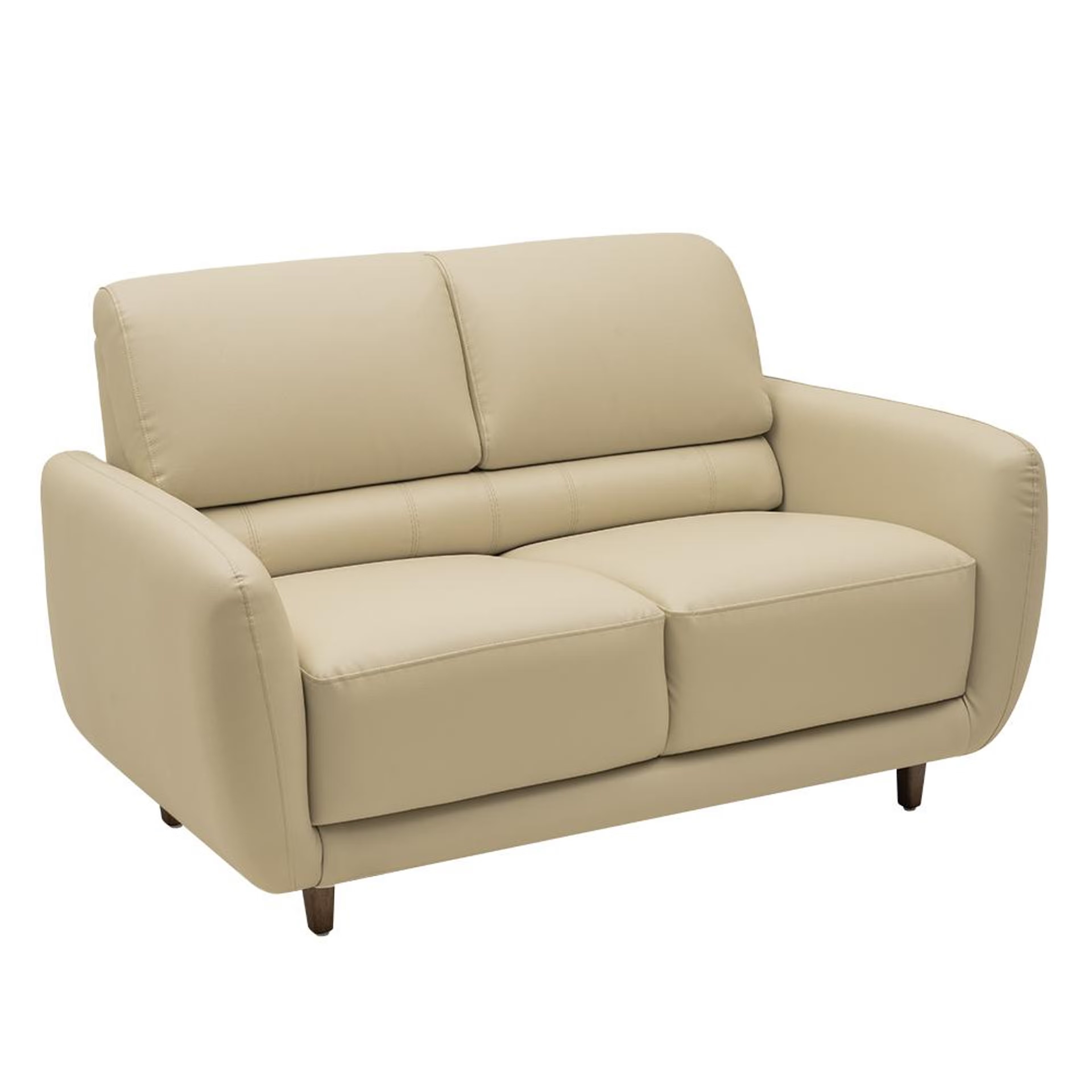 Wakefit Solomon Sofa - Two Seater Two Seater, Beige