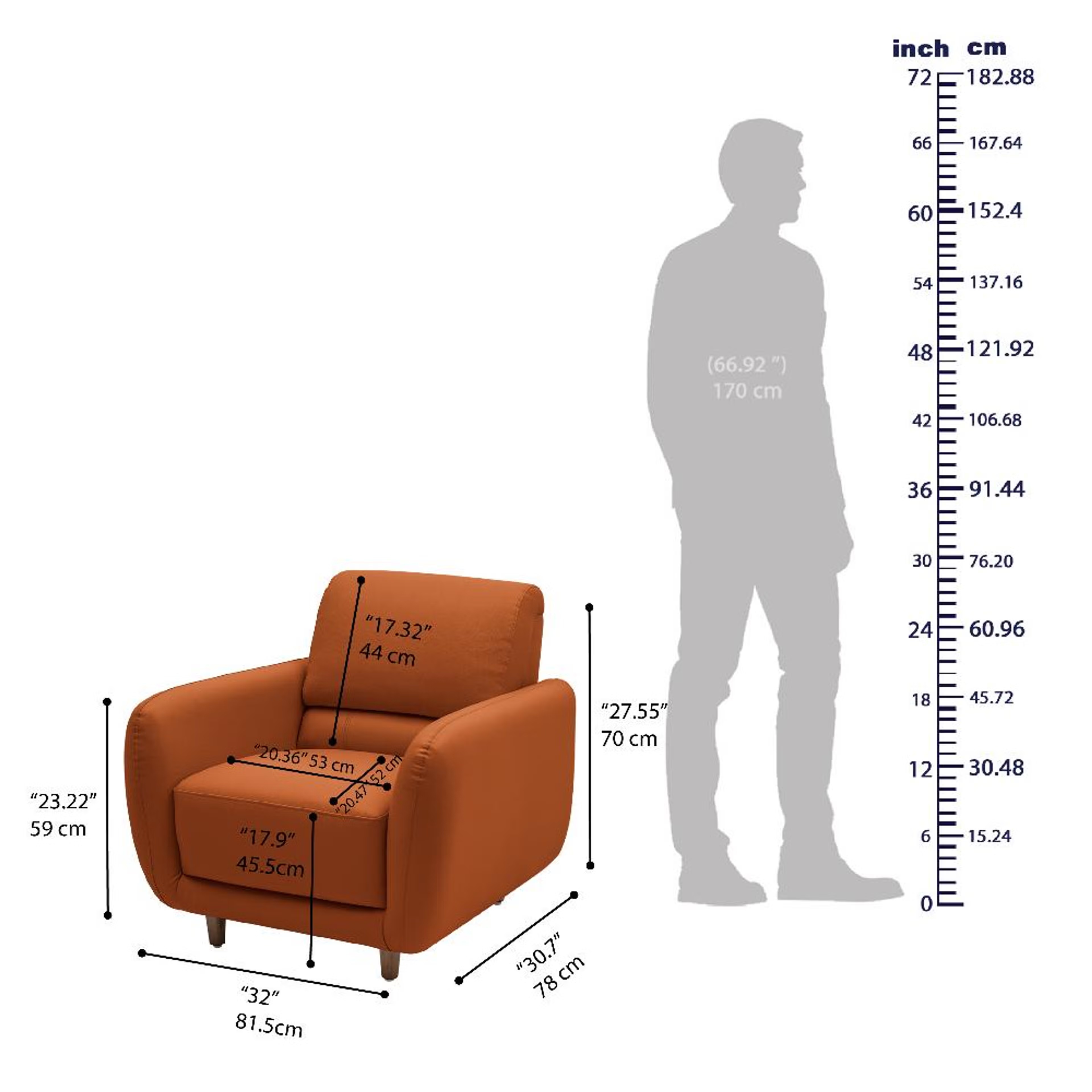 Wakefit Solomon Sofa - Single Seater Single Seater, Tan 6 Wakefit Solomon Sofa - Single Seater Single Seater, Tan