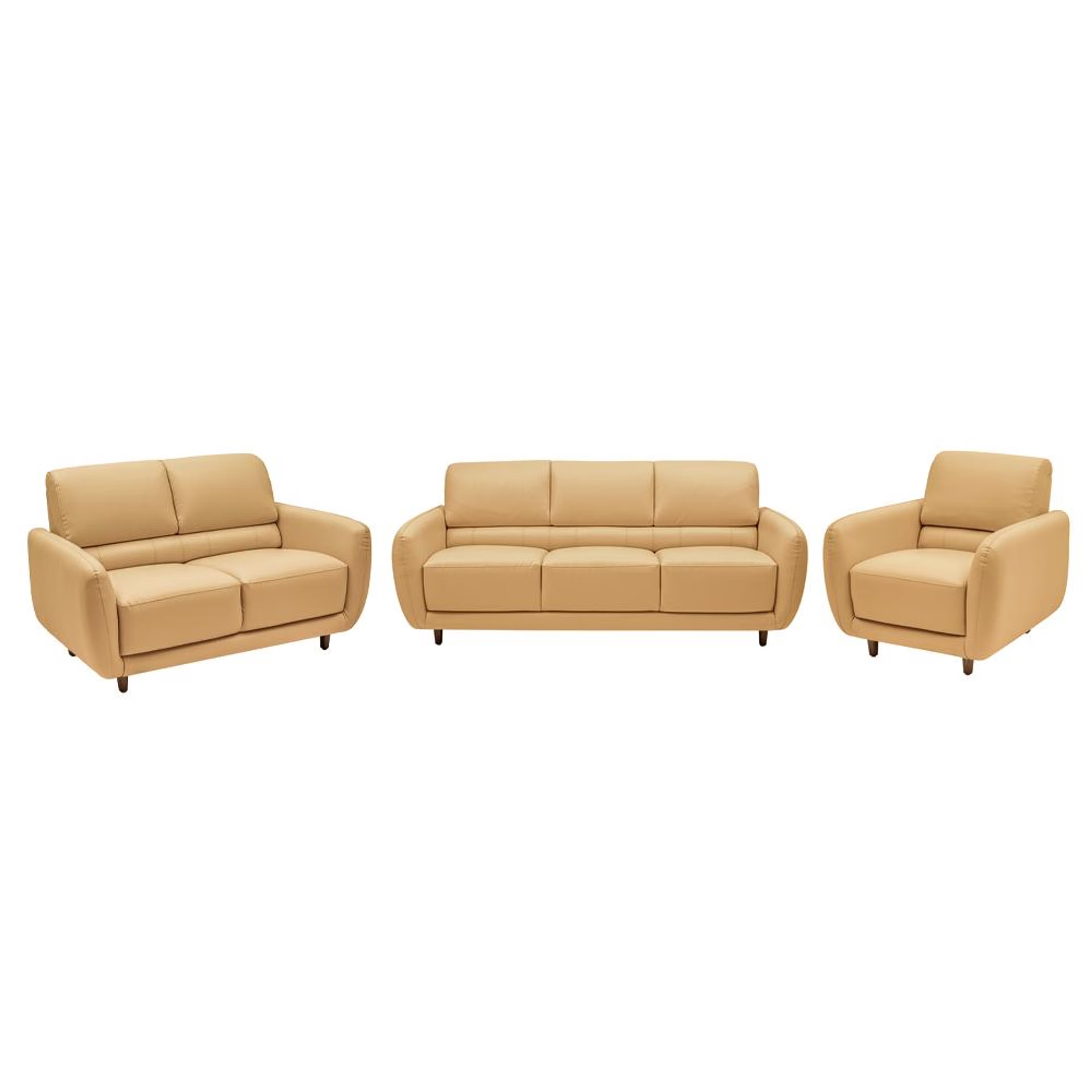 Wakefit Solomon Sofa Set (3+2+1) Seater Set (3+2+1), Ivory