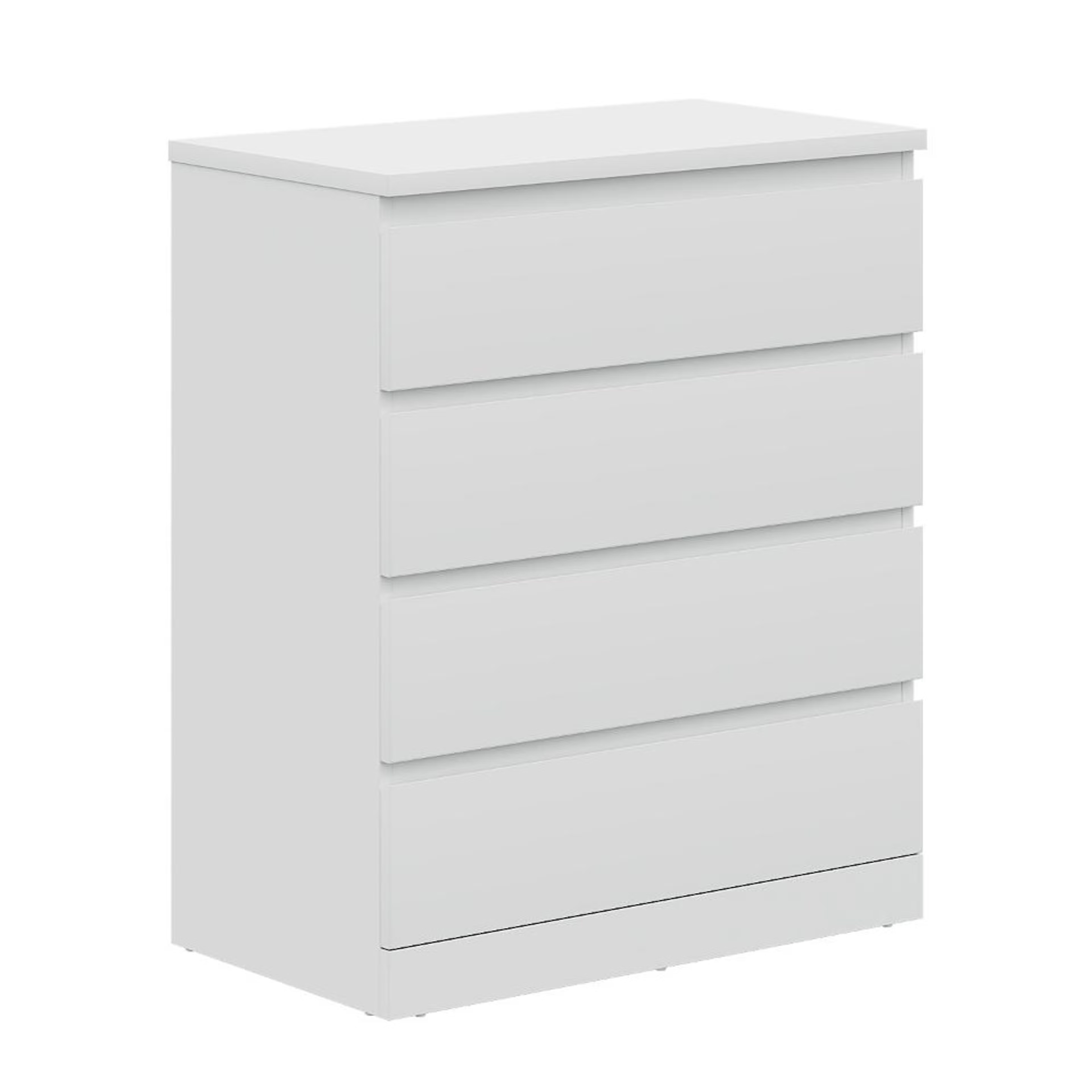 Wakefit Centaur Engineered Wood Chest of Drawer with 4 Drawers 4 Drawer, Frosty White