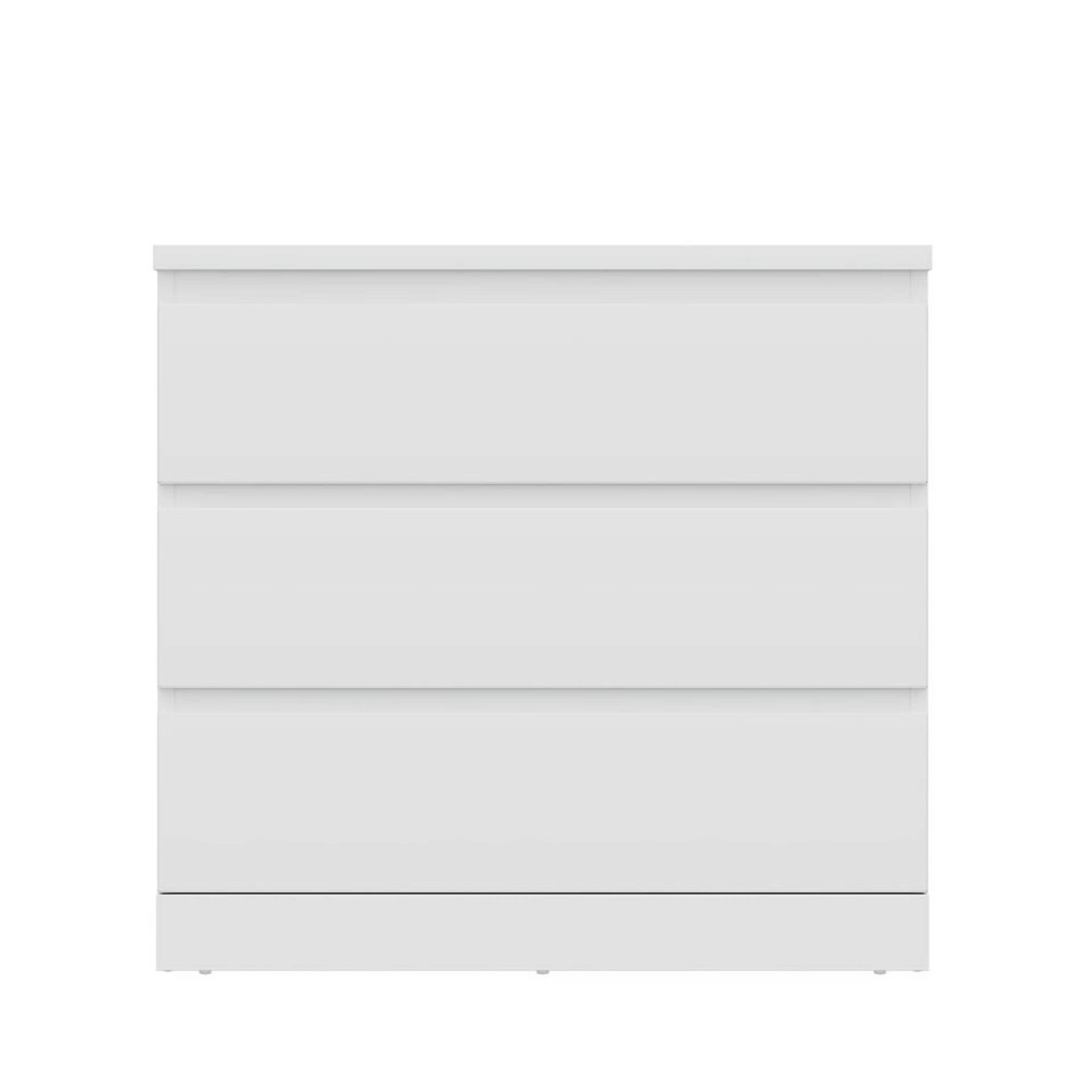 Wakefit Centaur Engineered Wood Chest of Drawer with 3 Drawers 3 Drawer, Frosty White