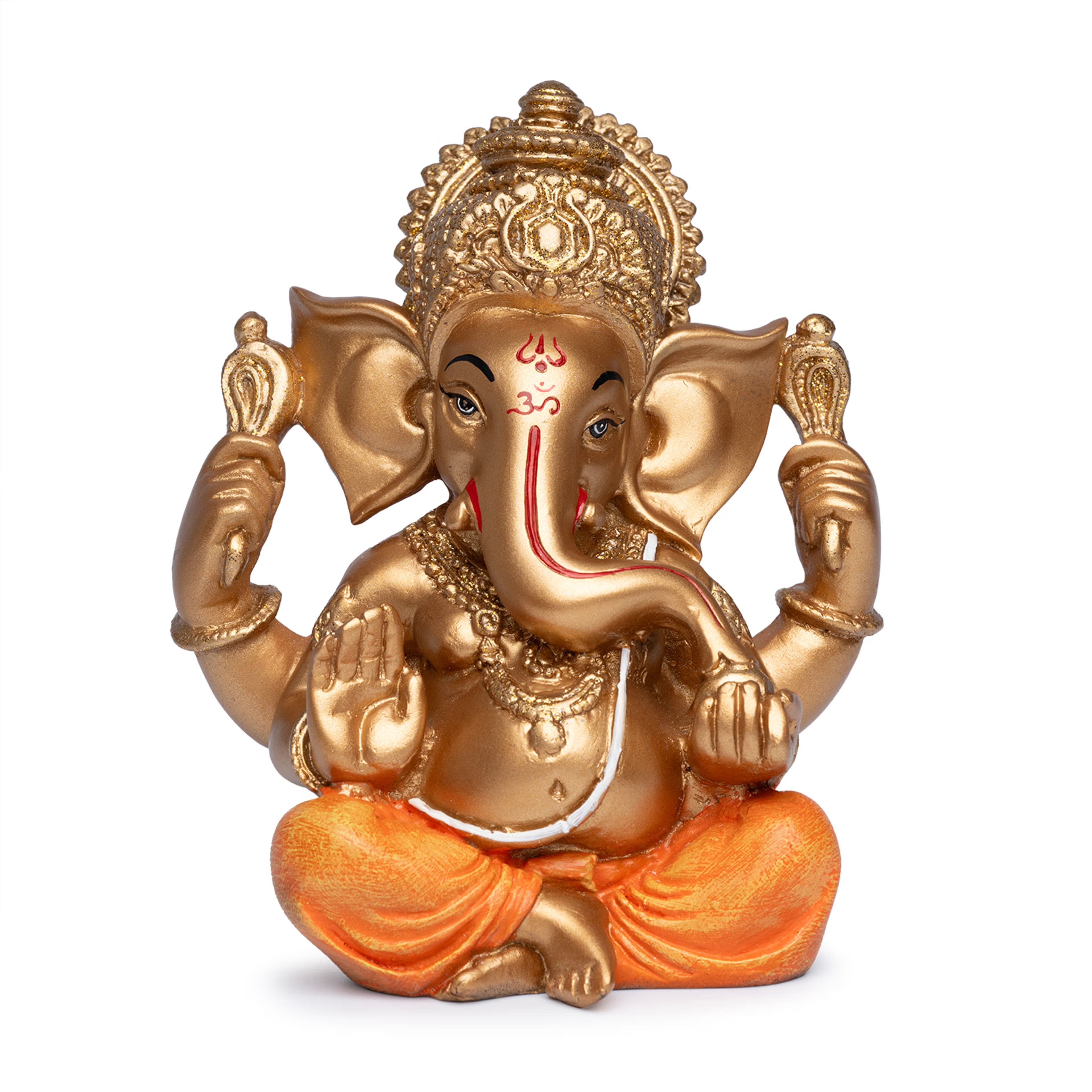 Wakefit Harmony Bringer Ganpati Idol Polyrasin, Set of 1