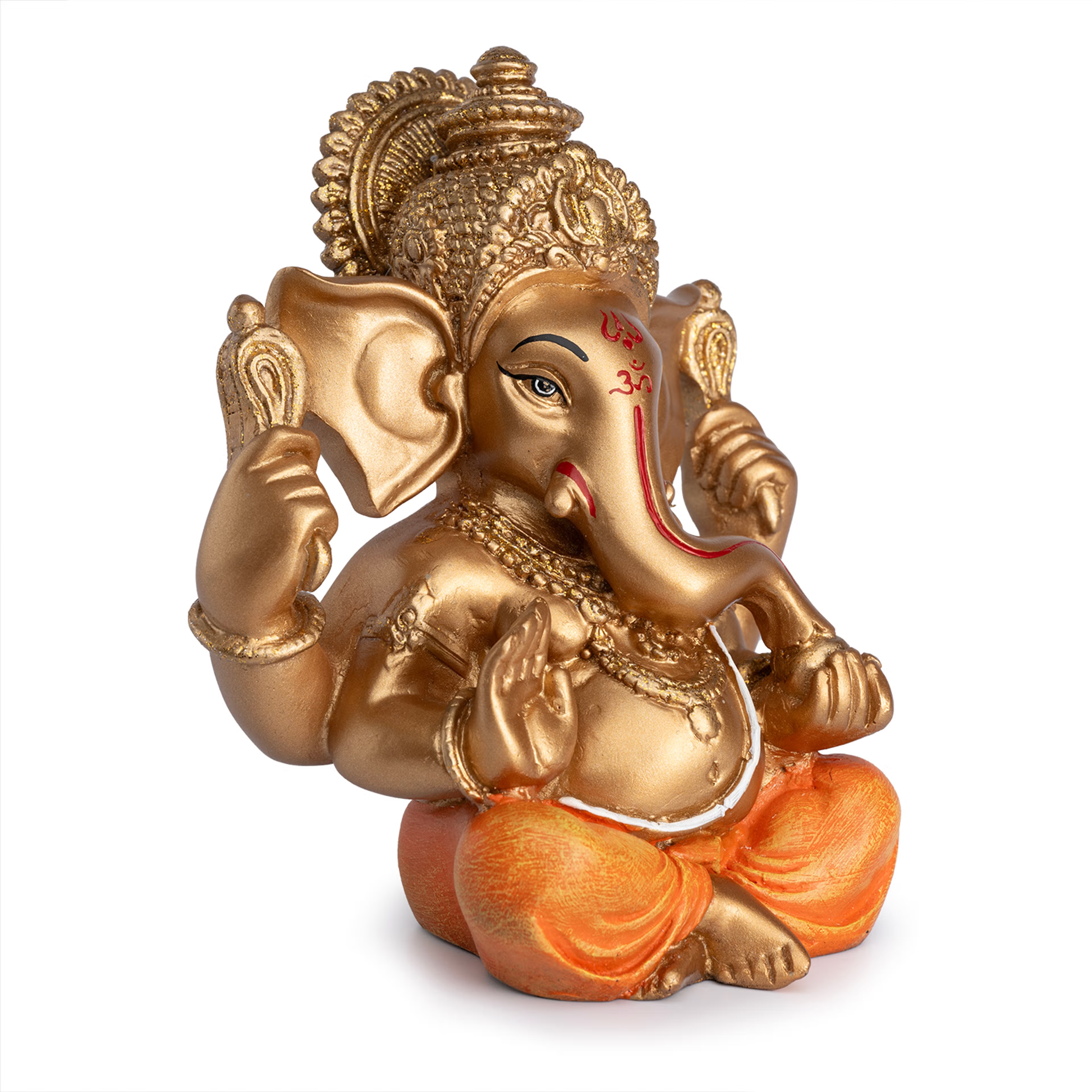 Wakefit Harmony Bringer Ganpati Idol Polyrasin, Set of 1