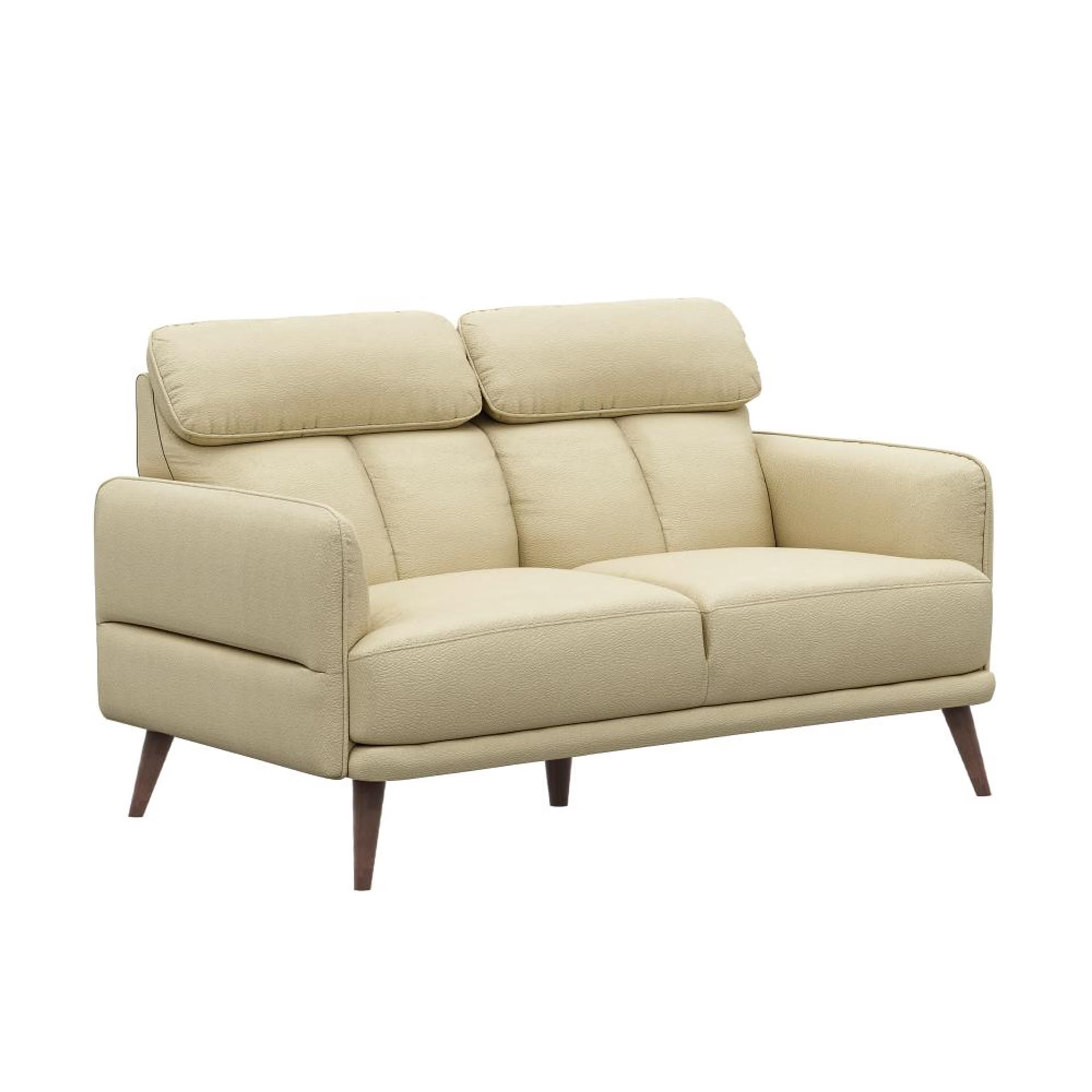 Wakefit Azores Sofa - Two Seater Two Seater, Beige