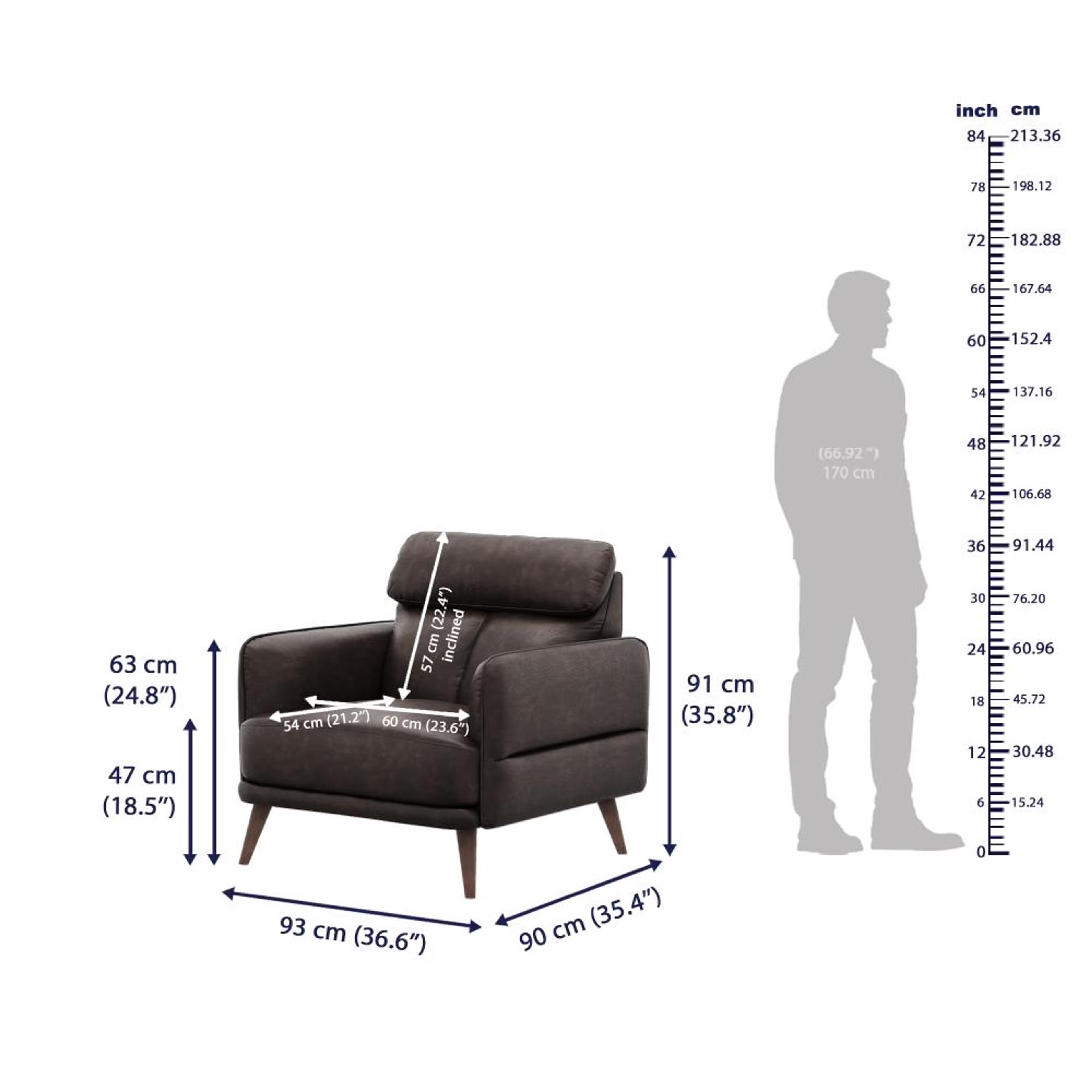 Wakefit Azores Sofa Set (3+1+1) Seater Set (3+1+1), Brown 9 Wakefit Azores Sofa Set (3+1+1) Seater Set (3+1+1), Brown