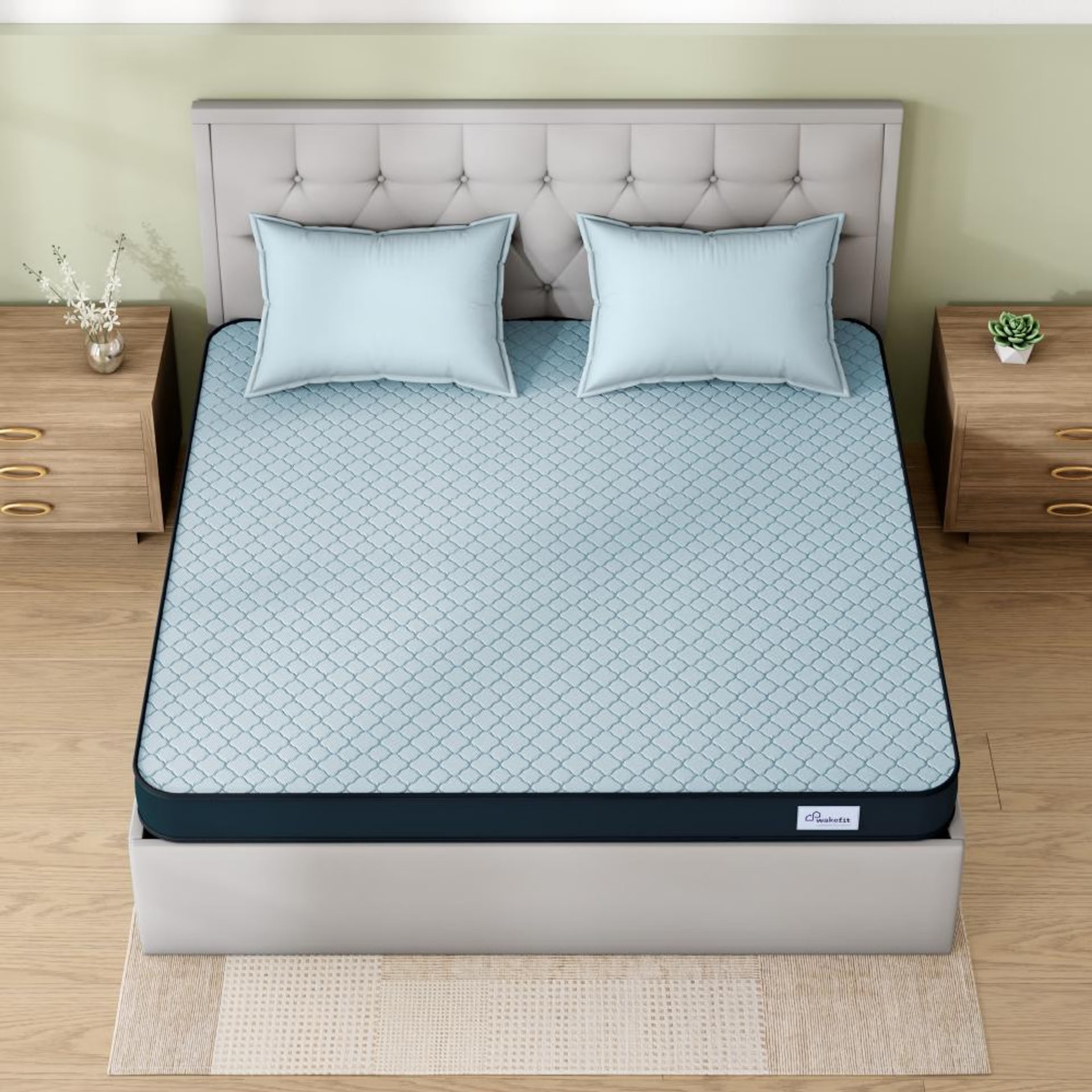 Wakefit IcyBreeze ActiveCool HR Foam Mattress Single - 78" x 42" x 6" - 1.98m x 1.07m x 15.2cm