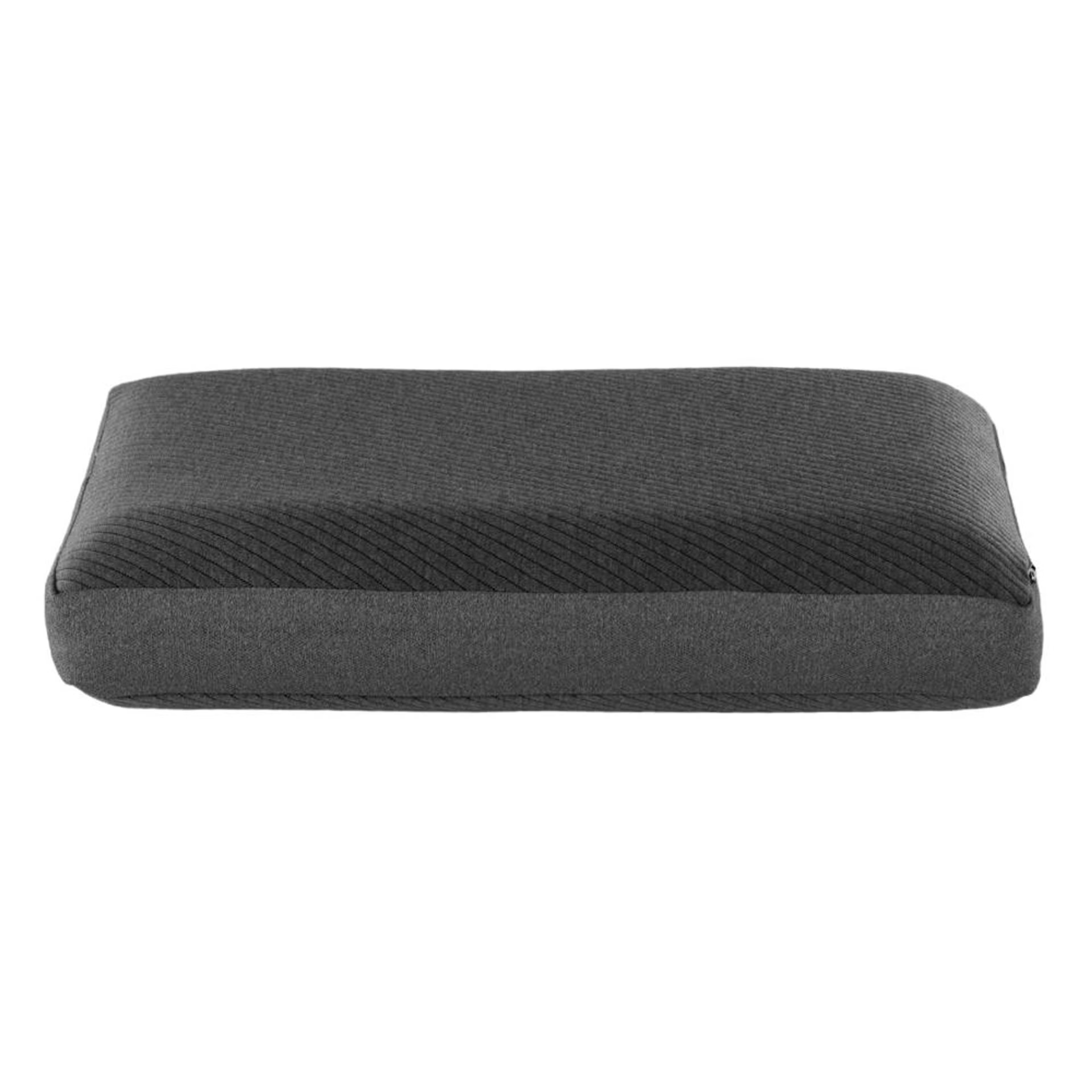 Orthopedic Memory Foam Sleeping Pillow | Medium & Regular (23x15x4) Inch | Set of 1 | Enhanced Neck Support & Pain Relief | Machine Washable Cover | Dark Grey Medium, Regular, Single, Dark Grey