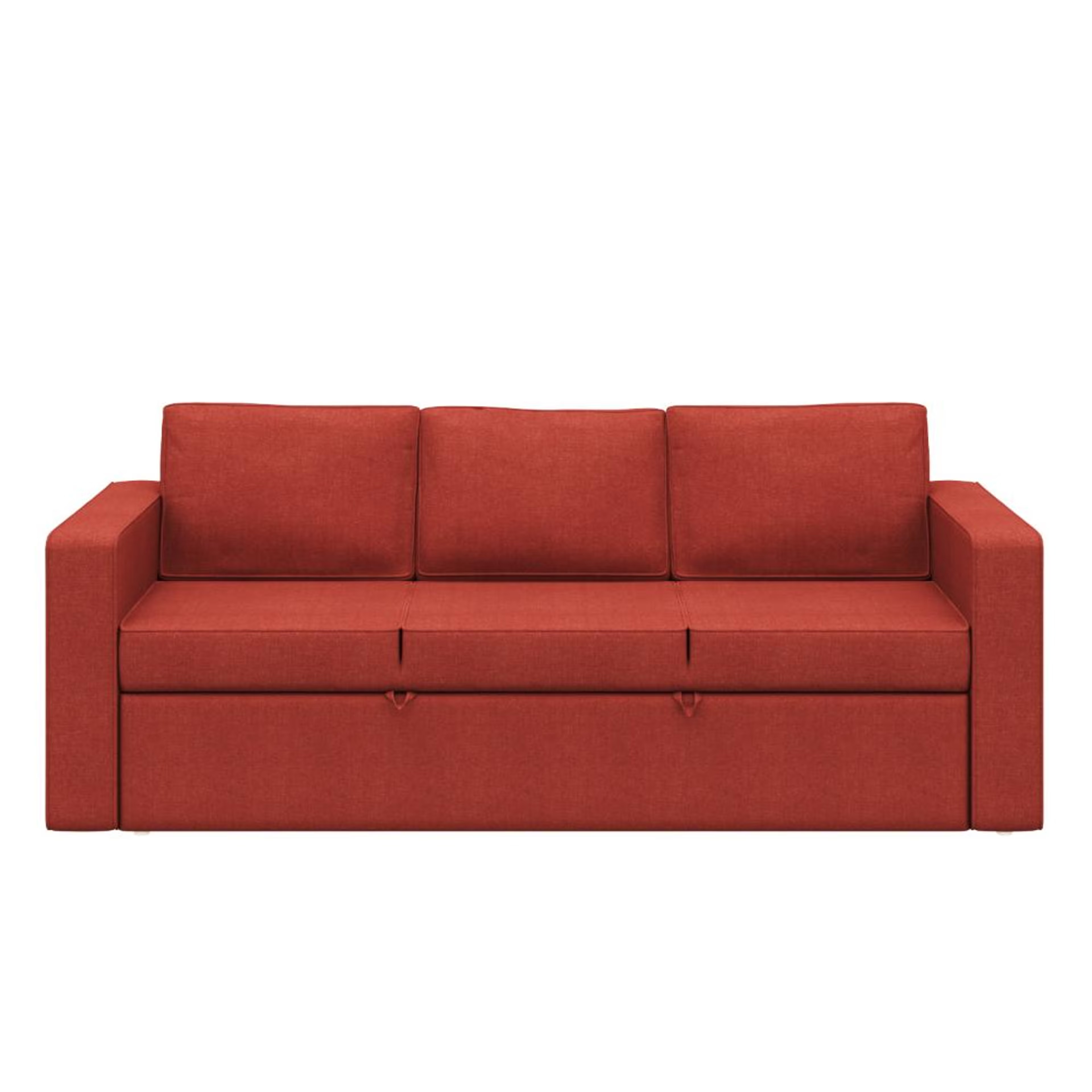 Wakefit Napper Convertible Three Seater Sofa Cum Bed Without Storage 3 Seater, Omega Red 3 Wakefit Napper Convertible Three Seater Sofa Cum Bed Without Storage 3 Seater, Omega Red