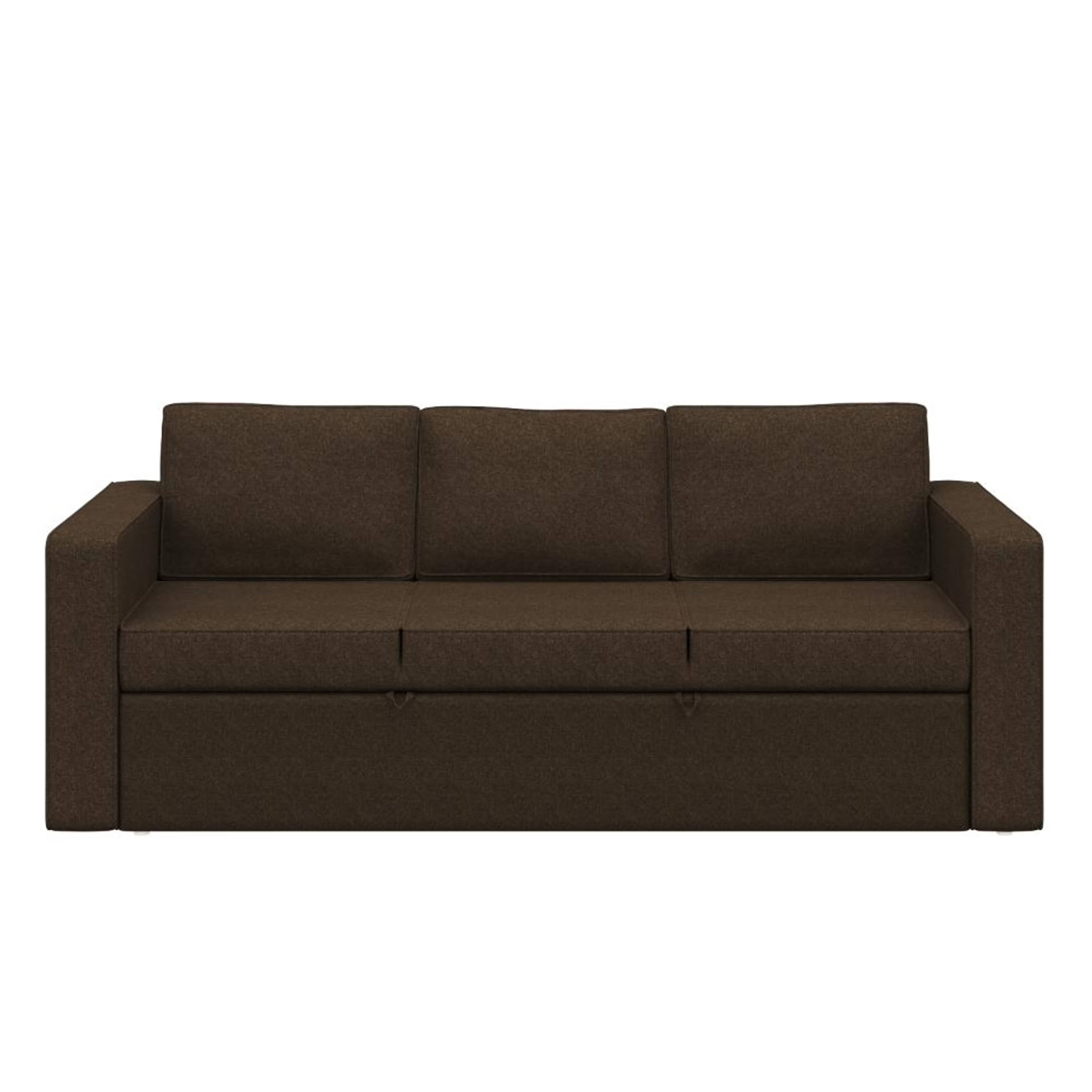 Home 40 Wakefit Napper Convertible Three Seater Sofa Cum Bed Without Storage 3 Seater, Omega Choco Brown