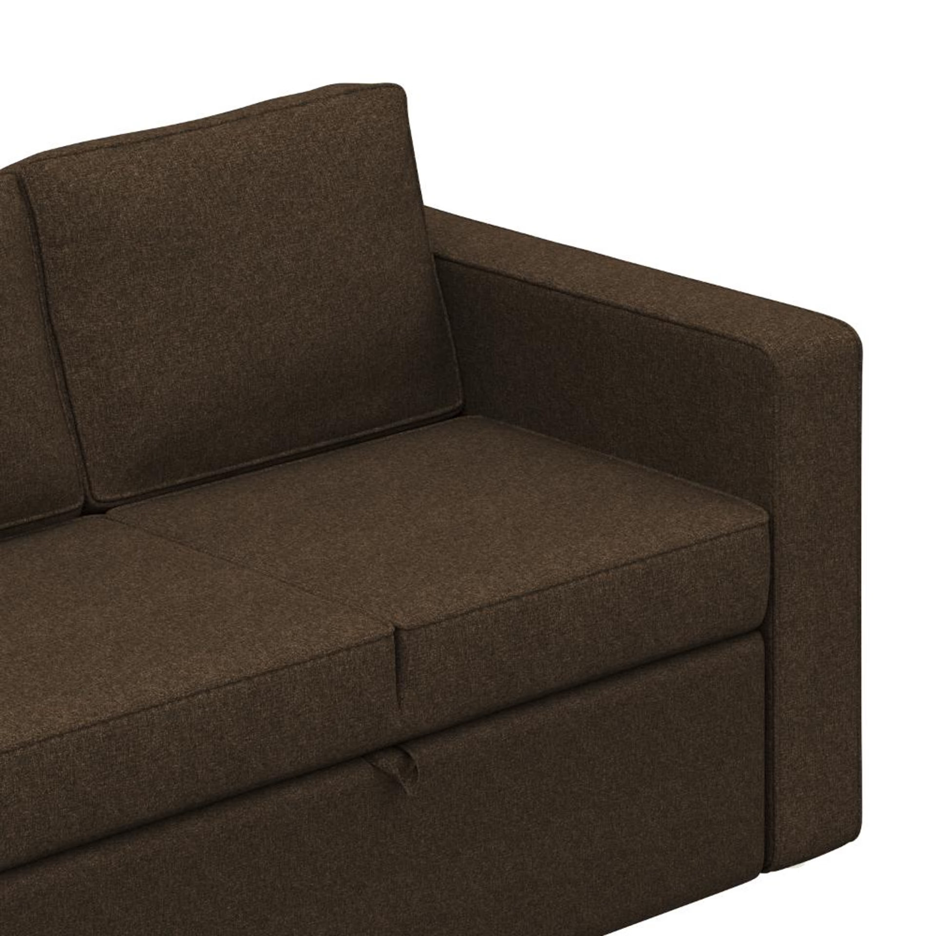 Wakefit Napper Convertible Three Seater Sofa Cum Bed Without Storage 3 Seater, Omega Choco Brown 8 Wakefit Napper Convertible Three Seater Sofa Cum Bed Without Storage 3 Seater, Omega Choco Brown